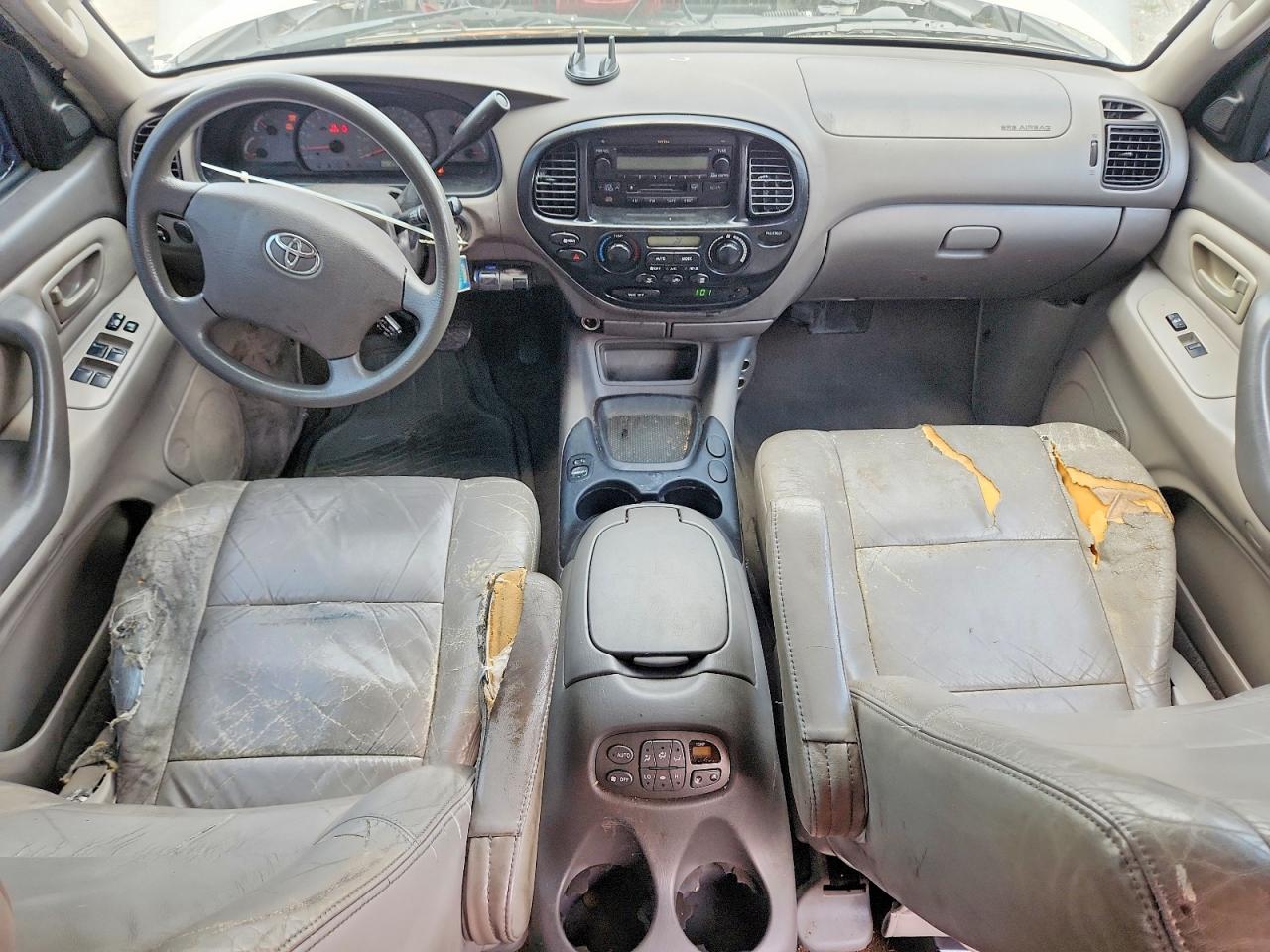 2003 Toyota Sequoia Sr5 Silver vin: 5TDZT34A13S160909