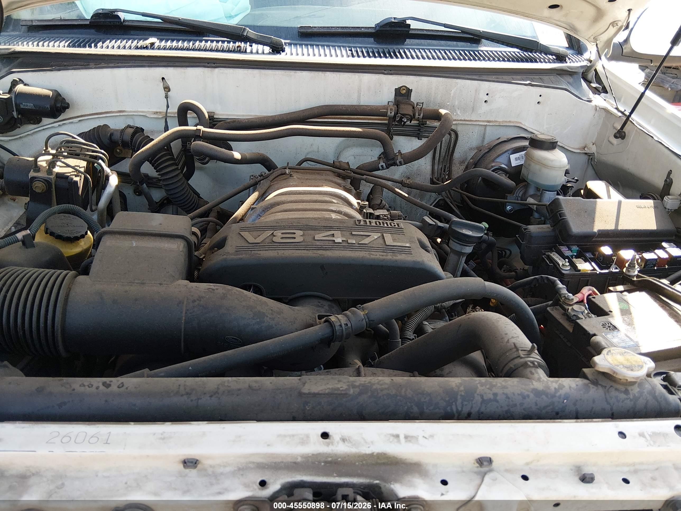 2003 Toyota Sequoia Sr5 V8 Белый vin: 5TDZT34A13S170730