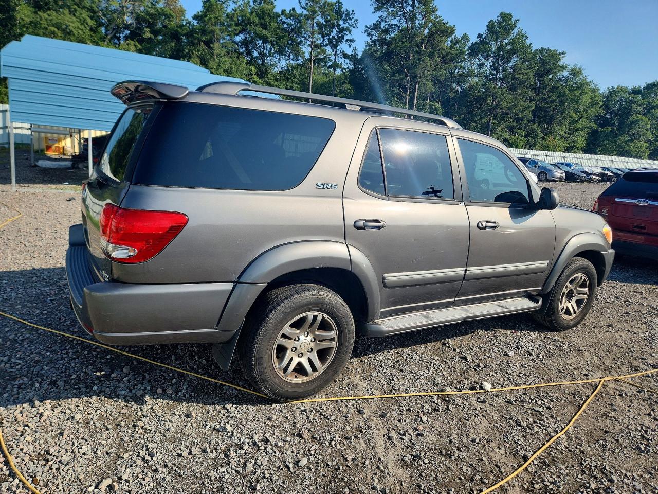 2006 Toyota Sequoia Sr5 Gray vin: 5TDZT34A16S271383