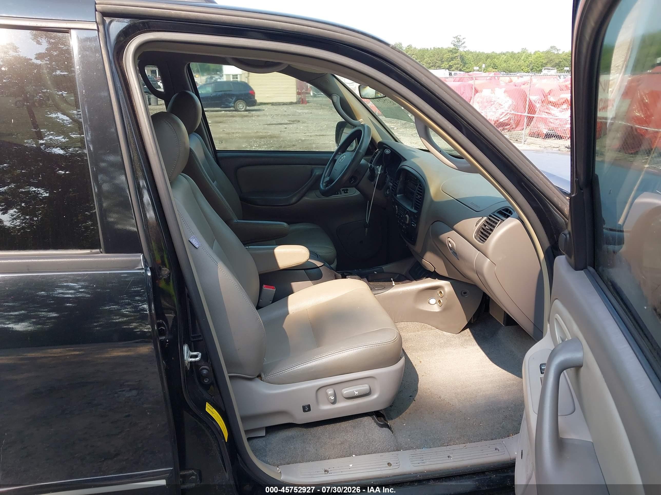 2007 Toyota Sequoia Sr5 Черный vin: 5TDZT34A17S296396
