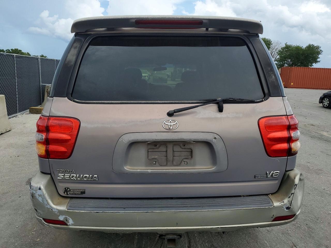 2001 Toyota Sequoia Sr5 Gray vin: 5TDZT34A21S032479