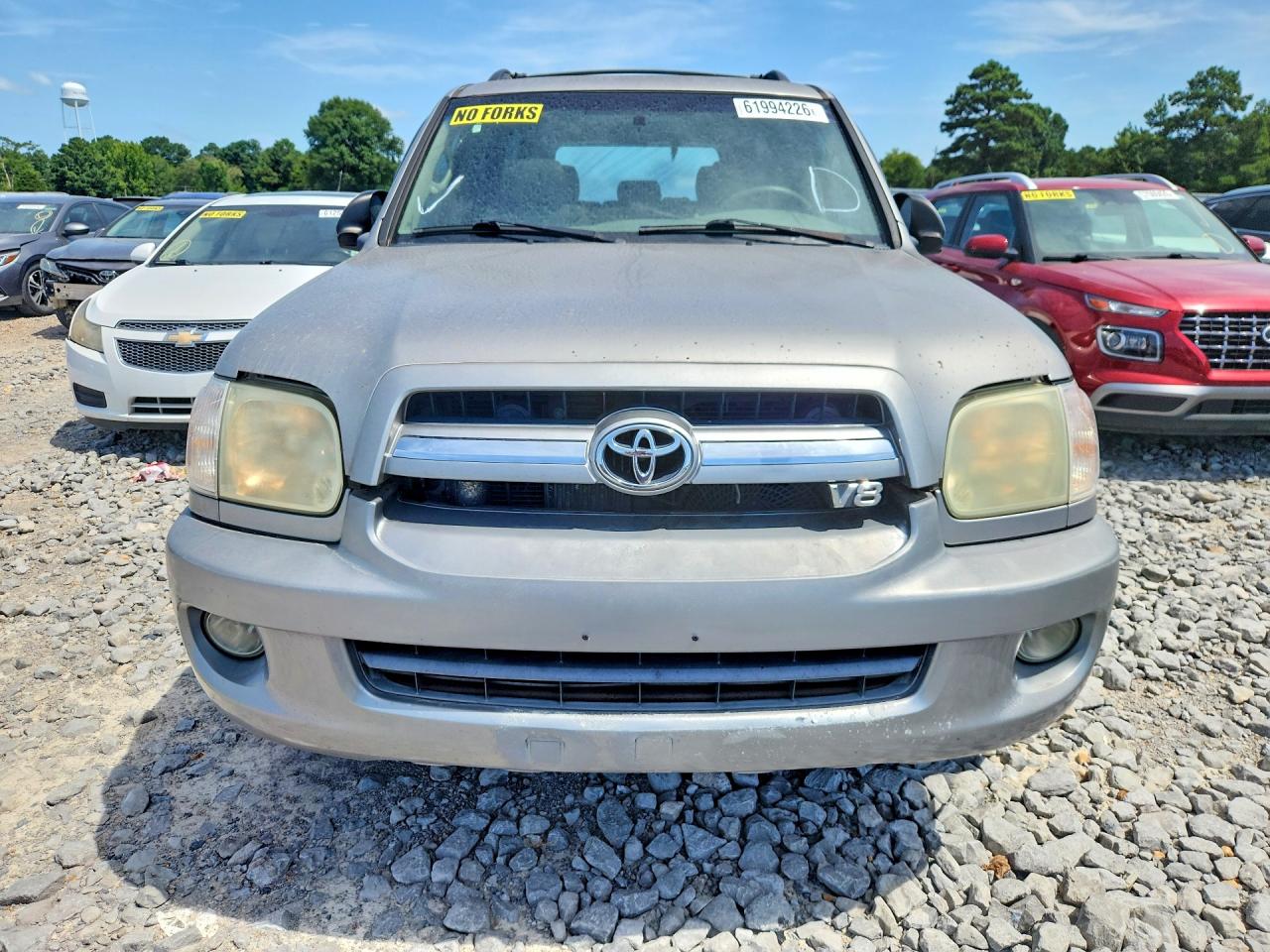 2005 Toyota Sequoia Sr5 Gray vin: 5TDZT34A25S240237
