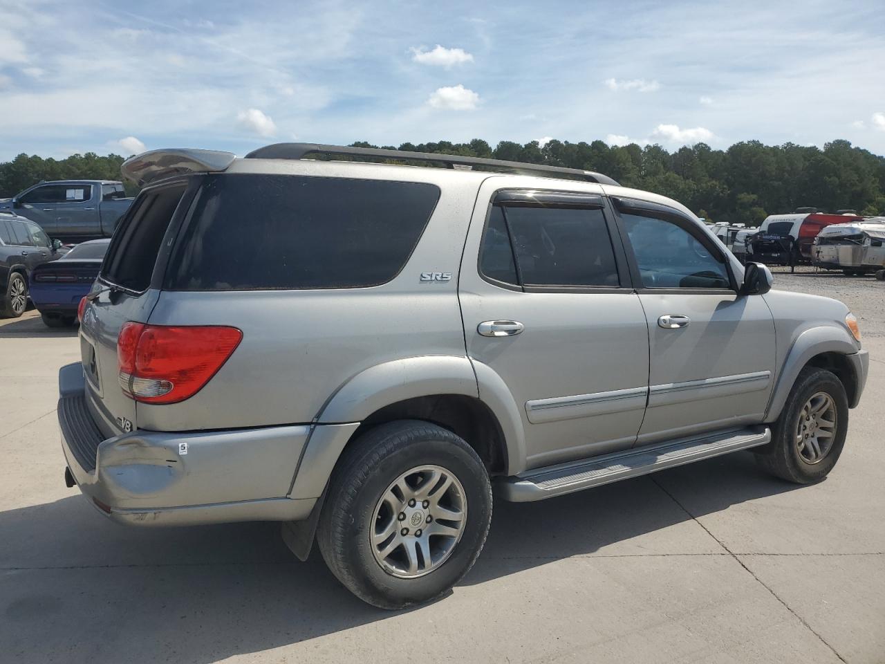 2005 Toyota Sequoia Sr5 Gray vin: 5TDZT34A25S240237