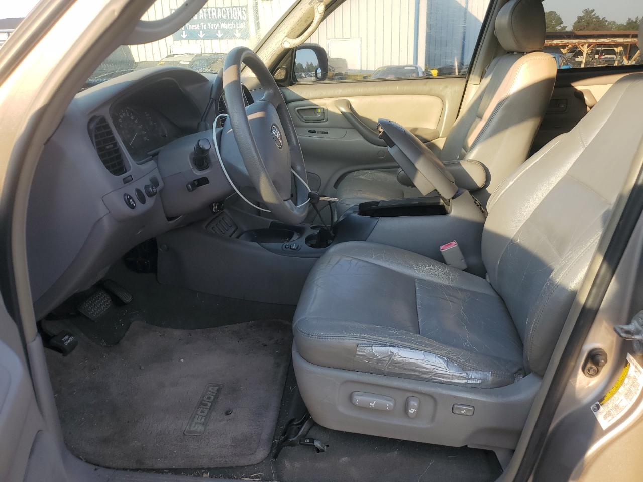2005 Toyota Sequoia Sr5 Gray vin: 5TDZT34A25S240237