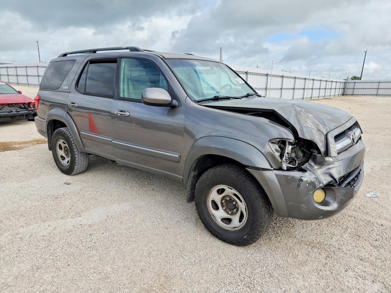 2005 Toyota Sequoia Sr5 Gray vin: 5TDZT34A25S262593