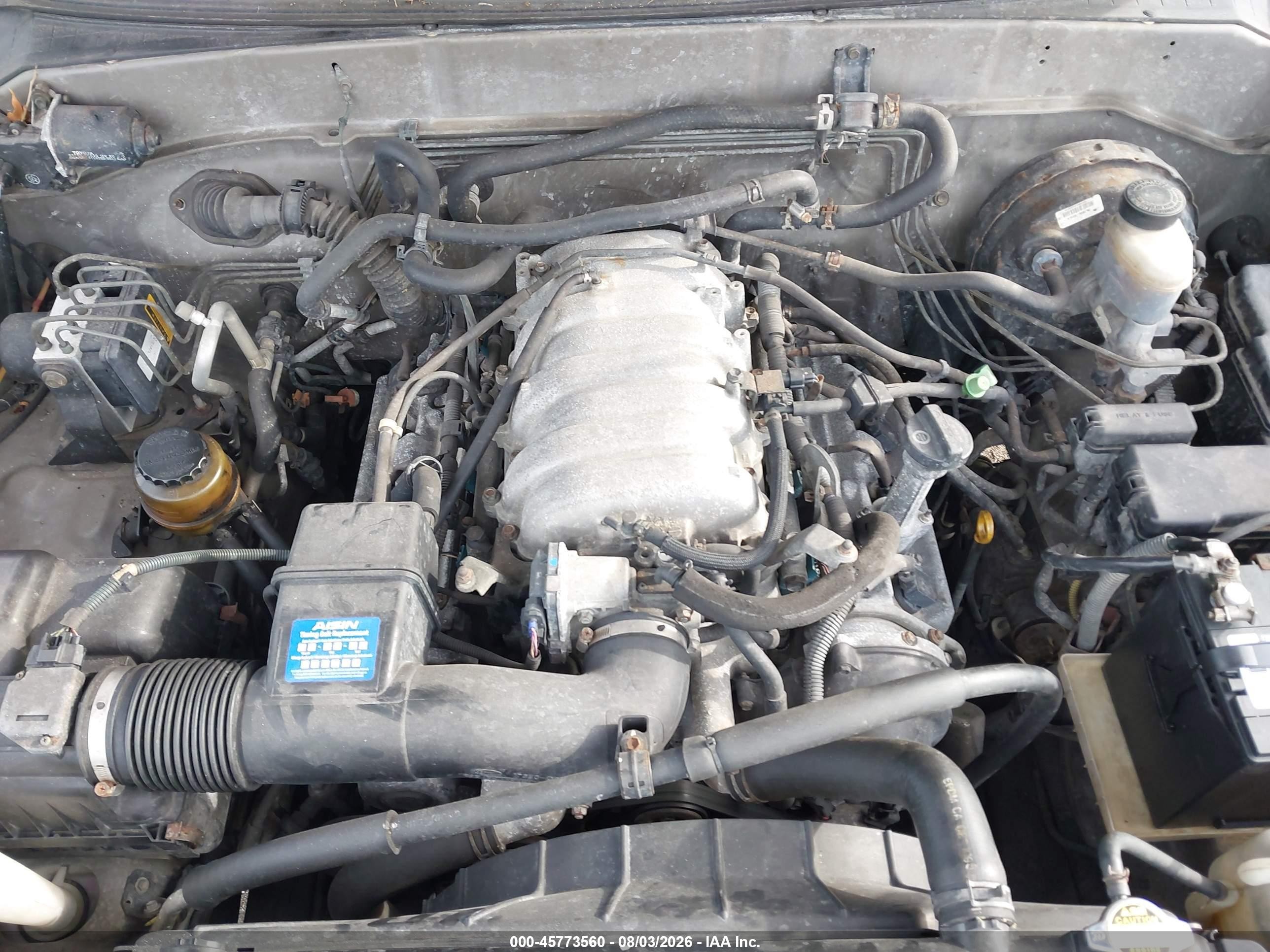 2003 Toyota Sequoia Sr5 V8 Золотой vin: 5TDZT34A33S139768
