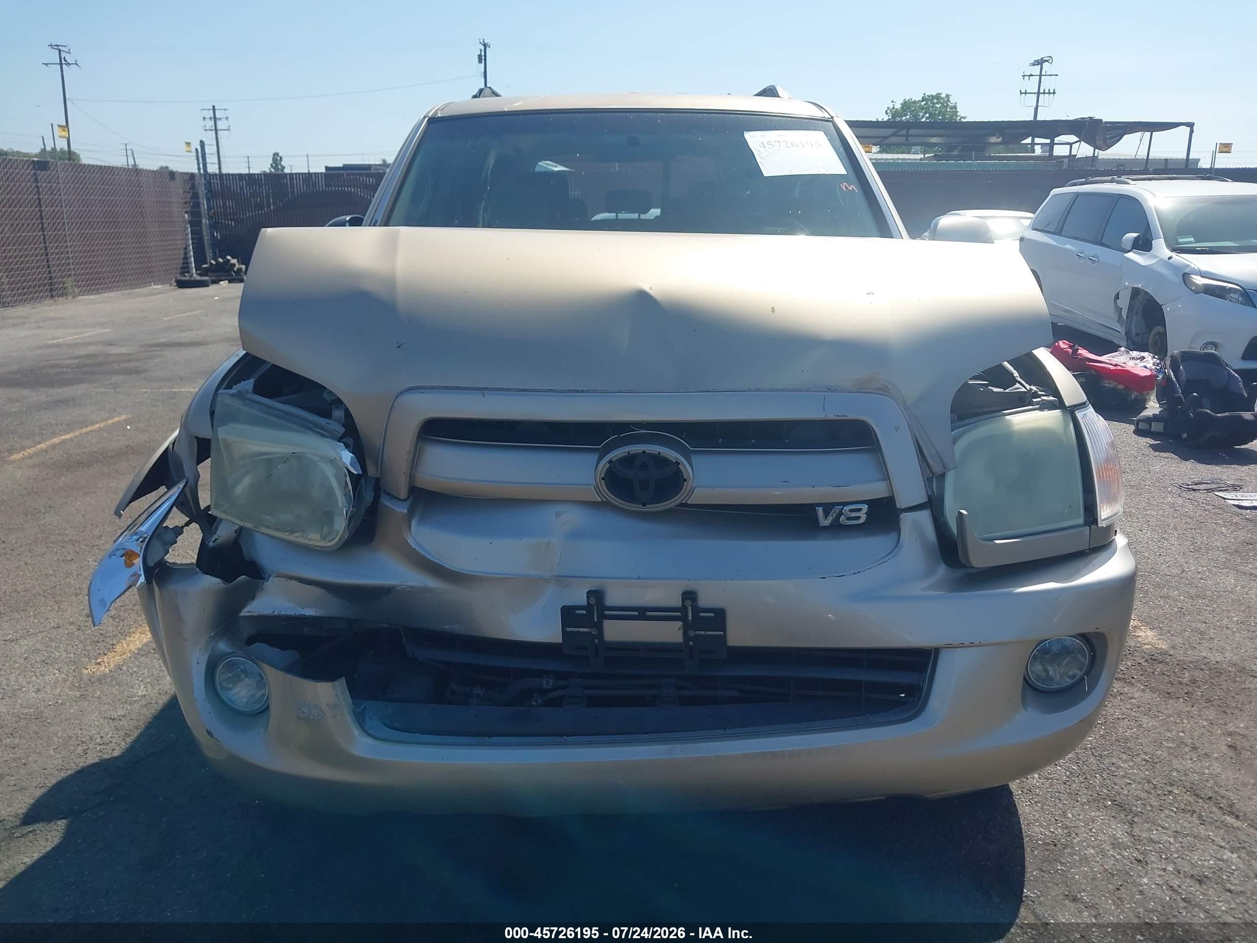 2007 Toyota Sequoia Sr5 Gold vin: 5TDZT34A37S293516