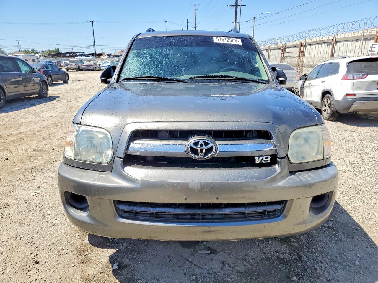 2005 Toyota Sequoia Sr5 Gray vin: 5TDZT34A45S239915