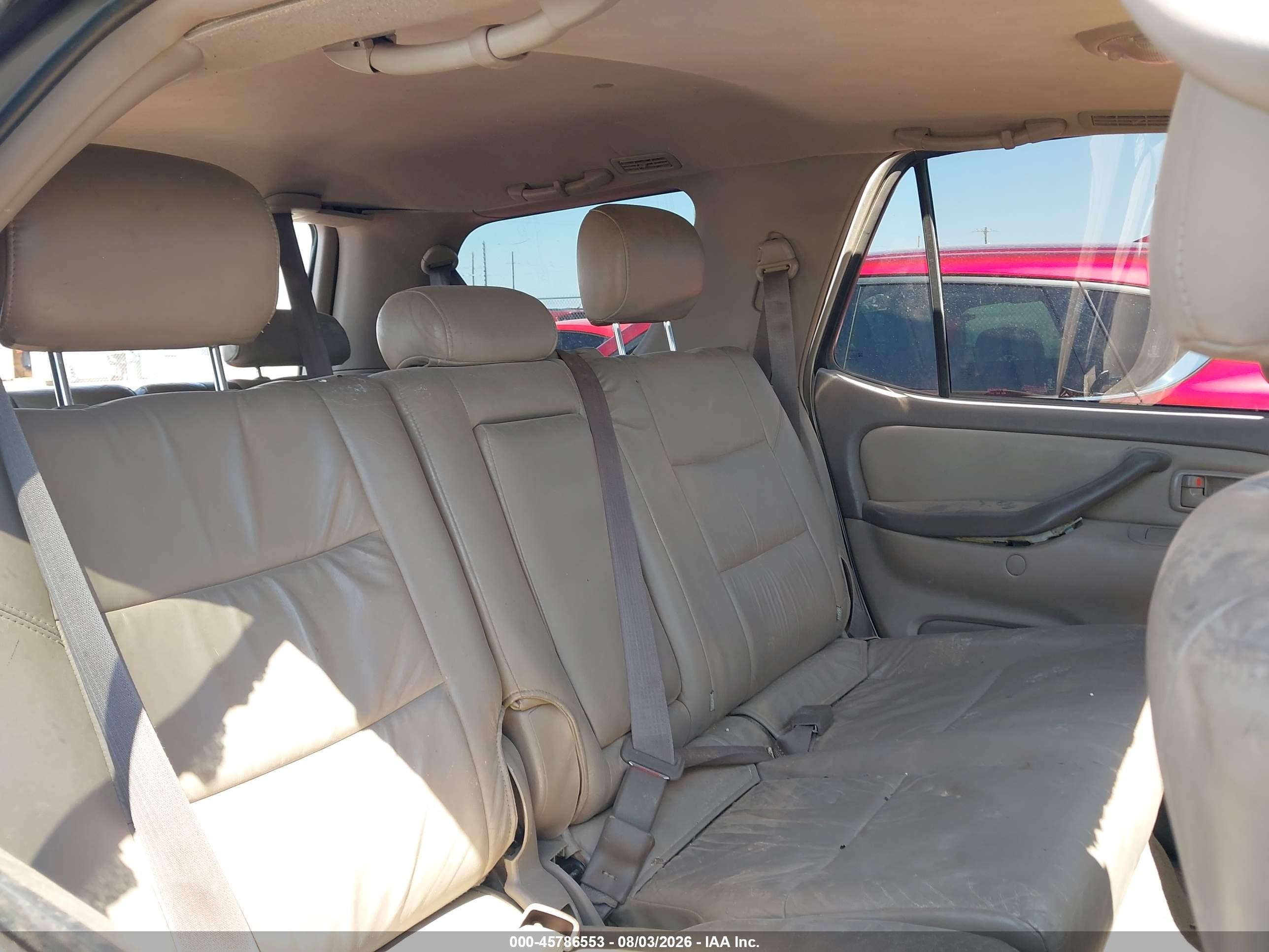 2004 Toyota Sequoia Sr5 V8 Бежевый vin: 5TDZT34A54S224824