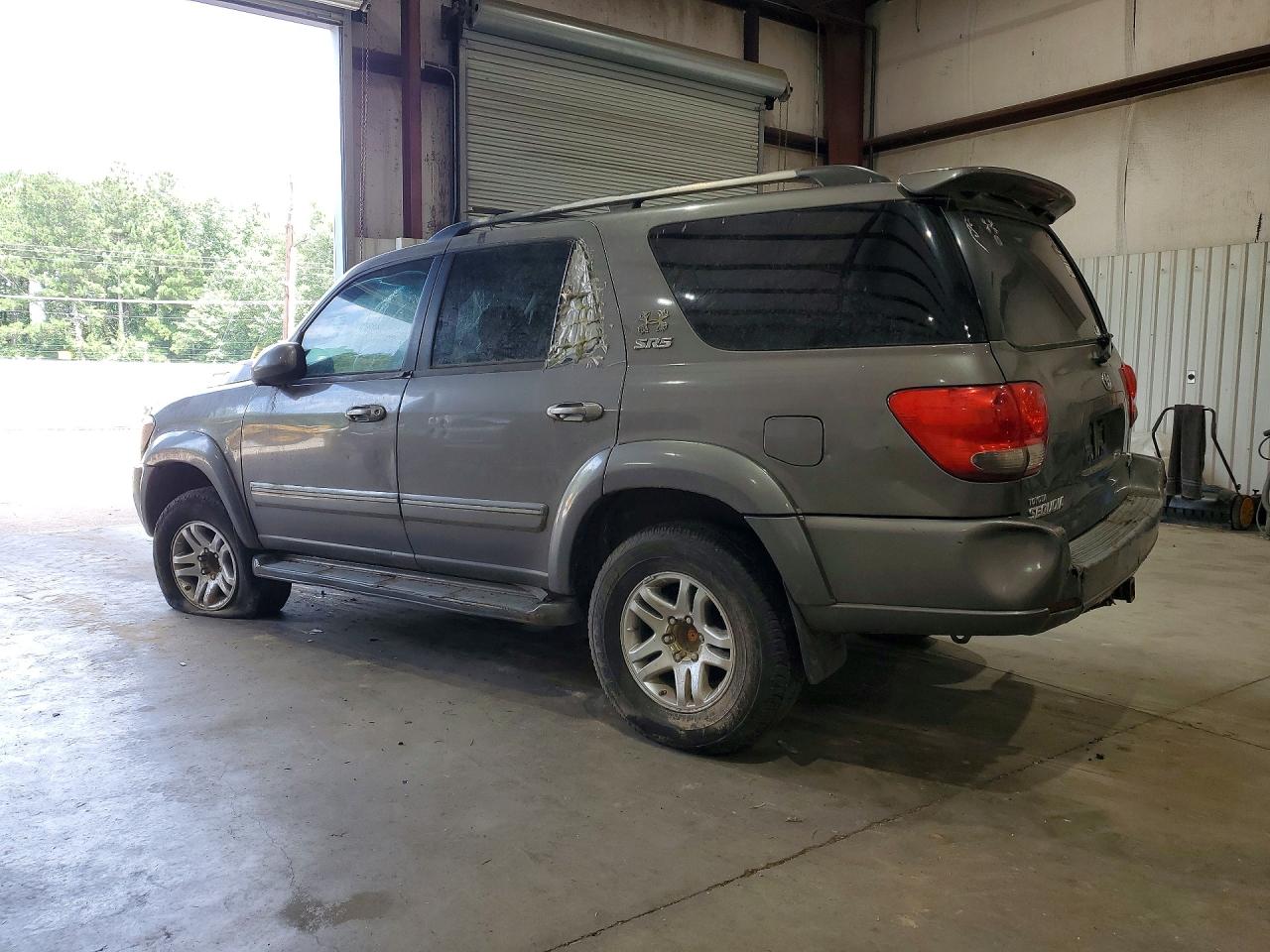 2005 Toyota Sequoia Sr5 Gray vin: 5TDZT34A55S246114