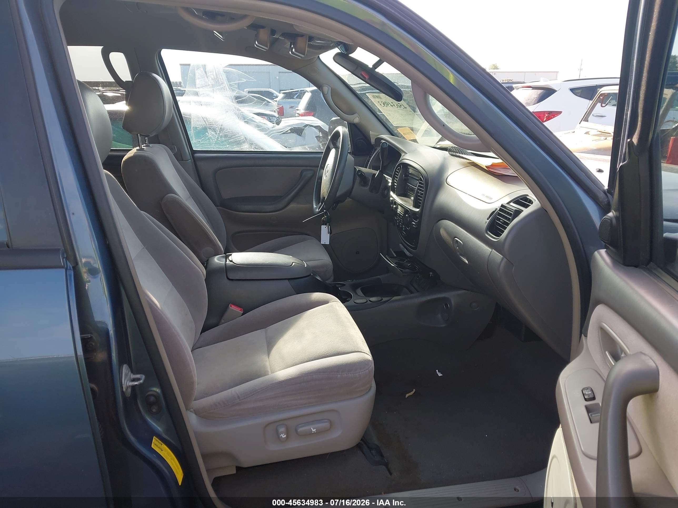 2007 Toyota Sequoia Sr5 Blue vin: 5TDZT34A67S287161