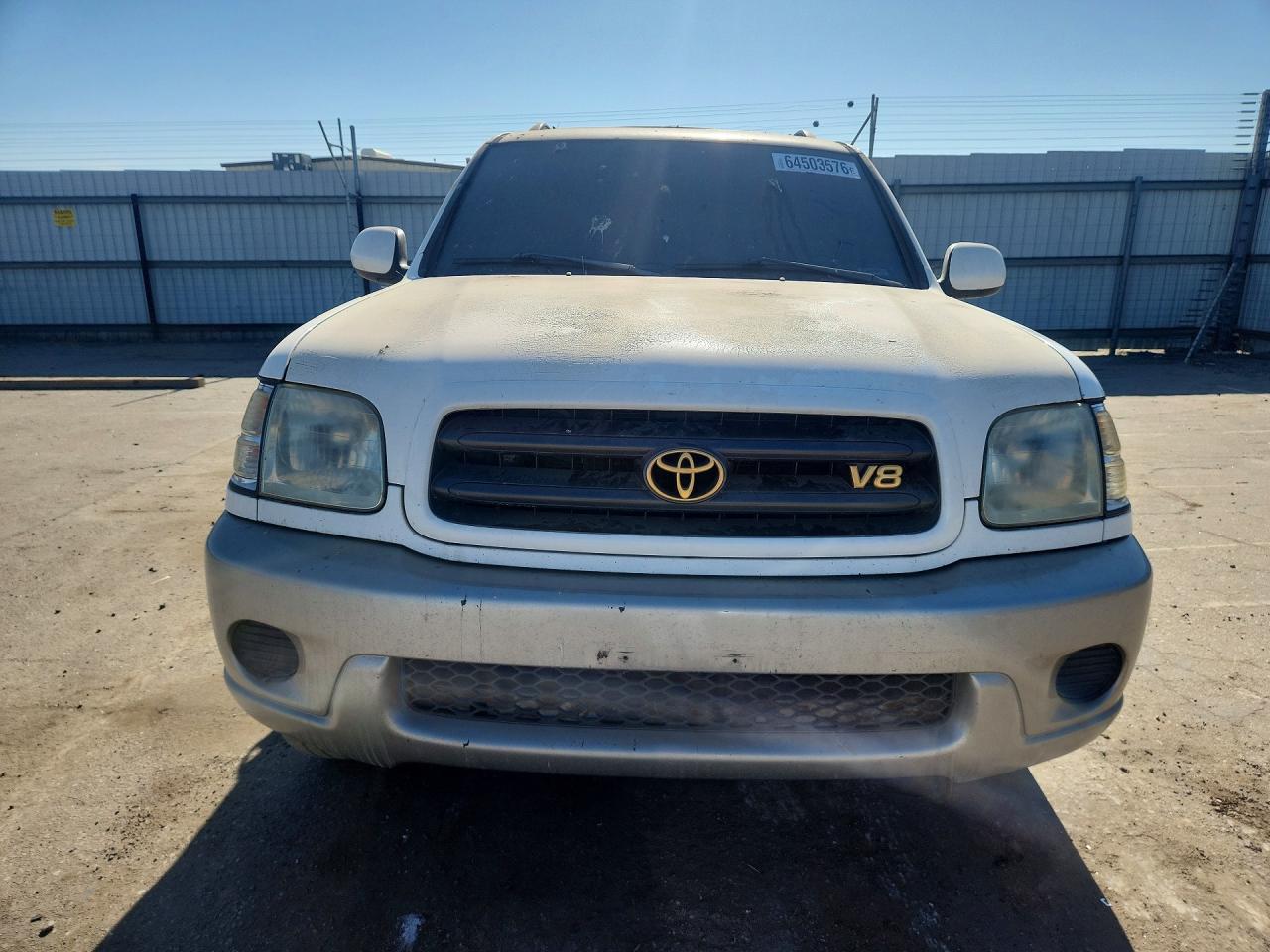 2001 Toyota Sequoia Sr5 White vin: 5TDZT34A71S044210