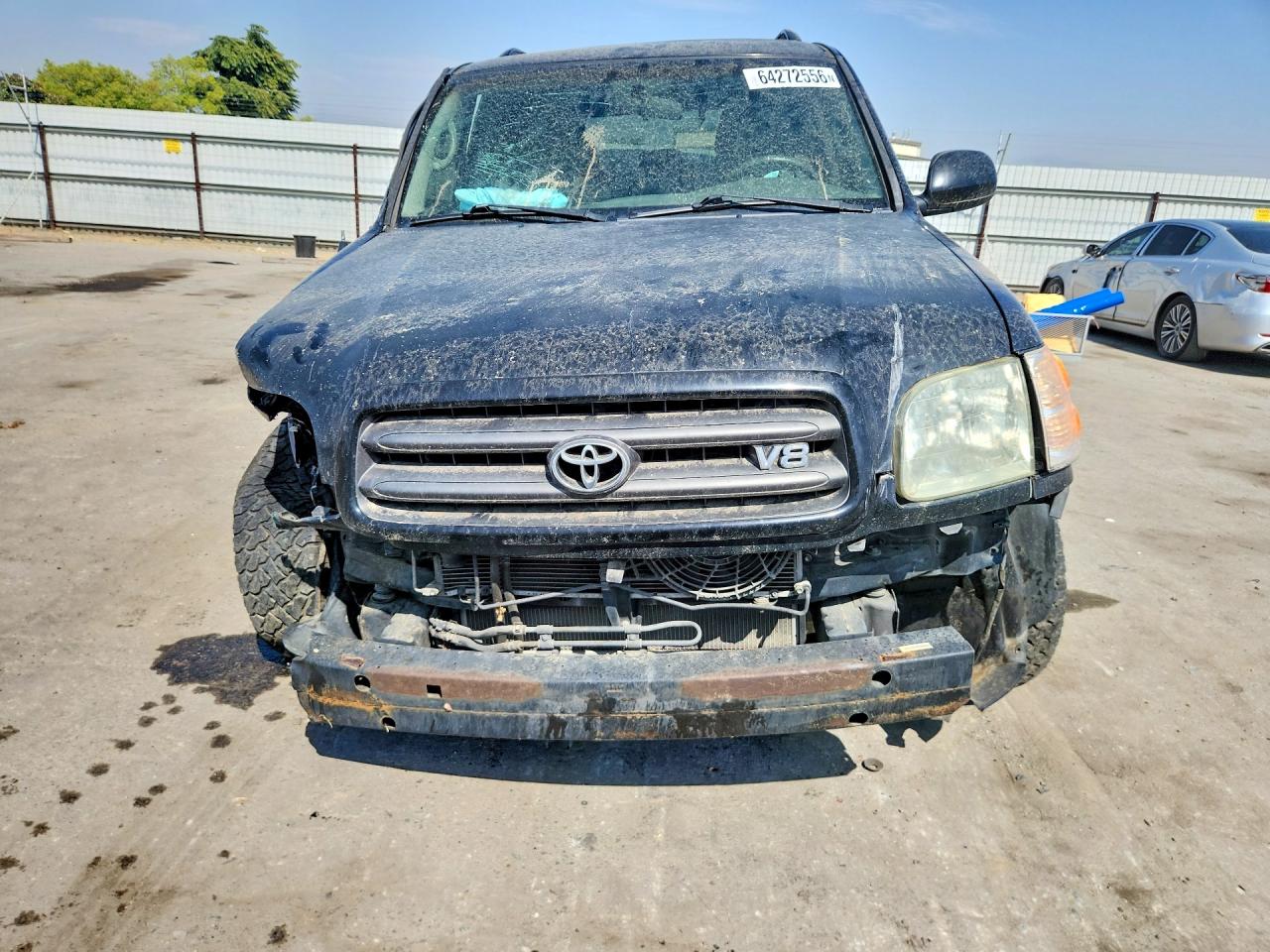 2002 Toyota Sequoia Sr5 Black vin: 5TDZT34A72S072865