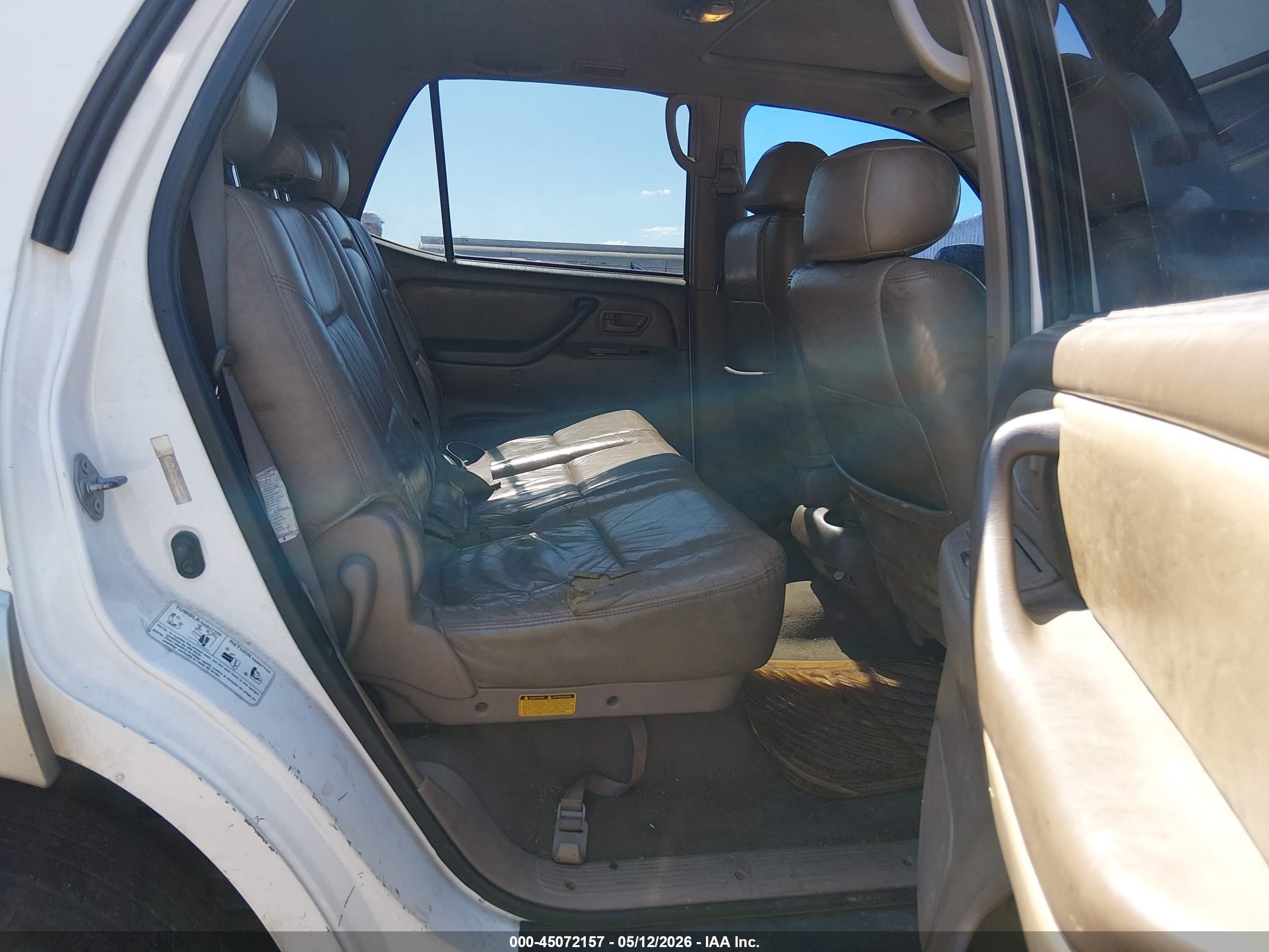 2002 Toyota Sequoia Sr5 V8 Белый vin: 5TDZT34A72S132899