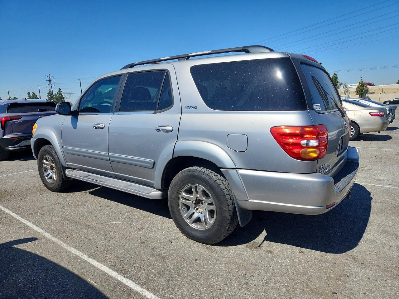 2003 Toyota Sequoia Sr5 Silver vin: 5TDZT34A73S167637