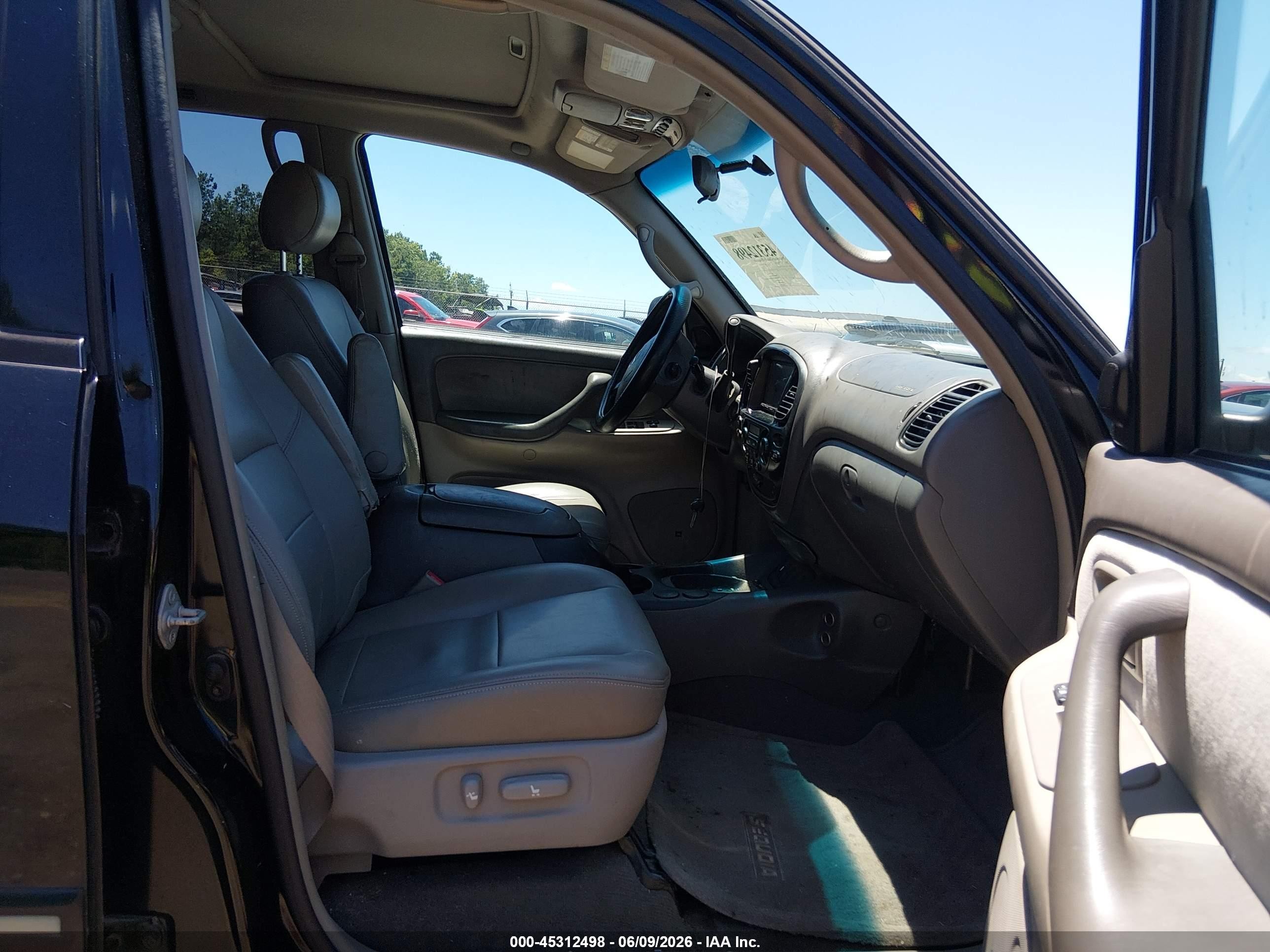 2005 Toyota Sequoia Sr5 V8 Black vin: 5TDZT34A75S262007
