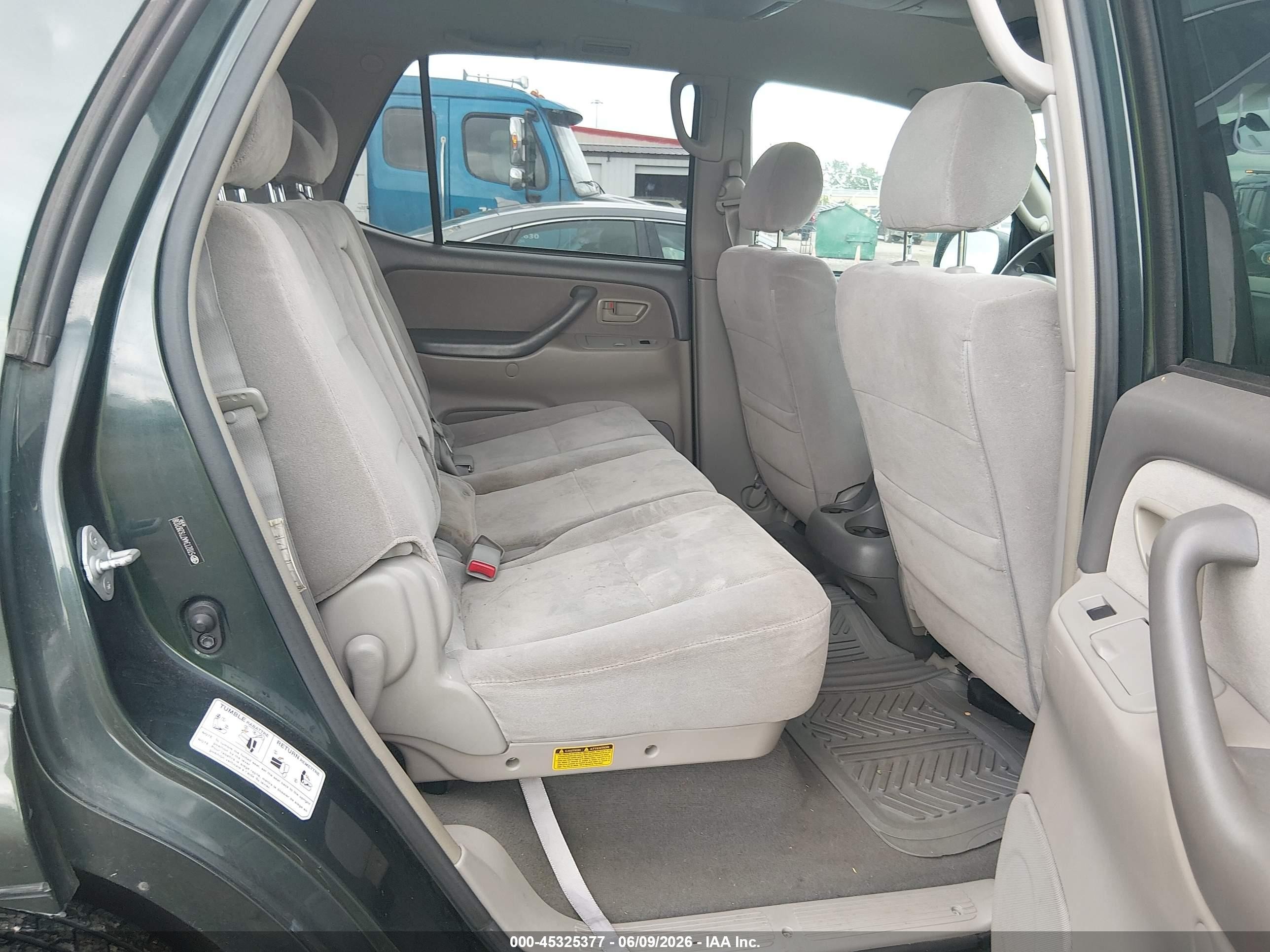 2007 Toyota Sequoia Sr5 V8 Green vin: 5TDZT34A77S287038