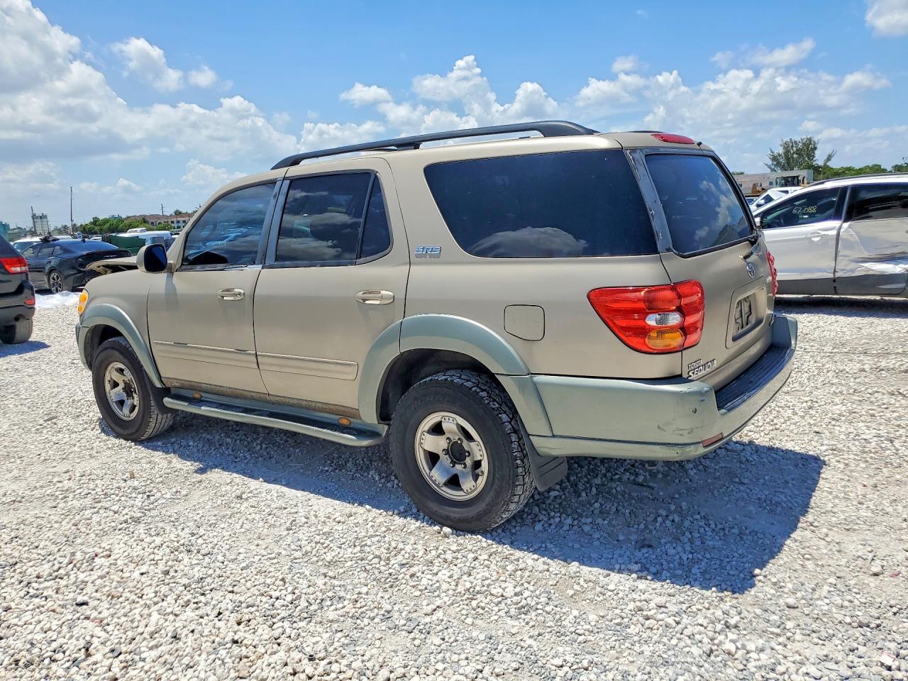 2003 Toyota Sequoia Sr5 Gray vin: 5TDZT34A83S145131