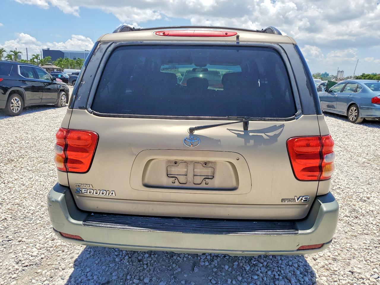2003 Toyota Sequoia Sr5 Gray vin: 5TDZT34A83S145131