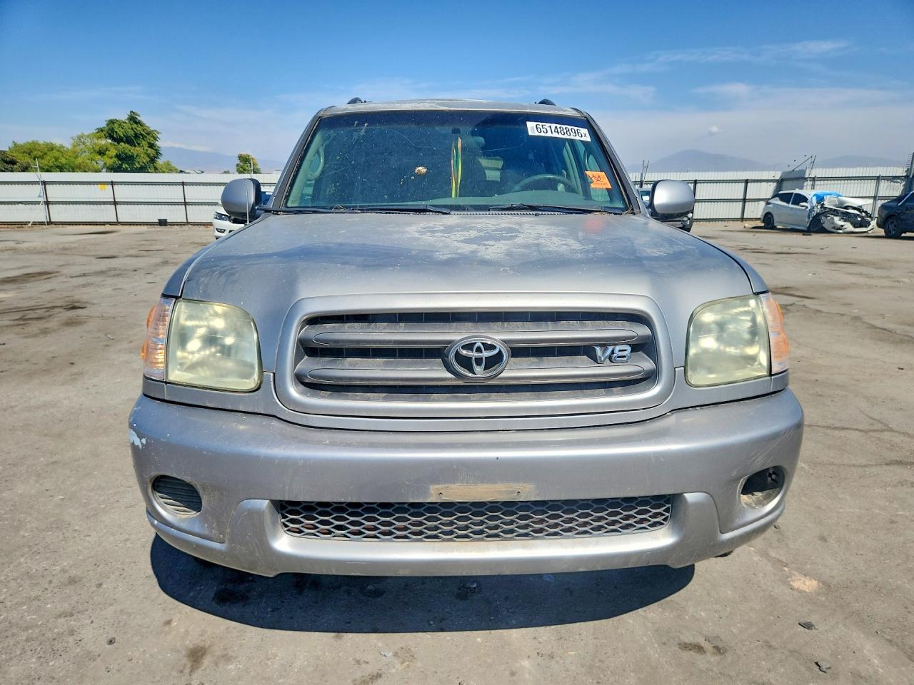 2004 Toyota Sequoia Sr5 Gray vin: 5TDZT34A84S228690