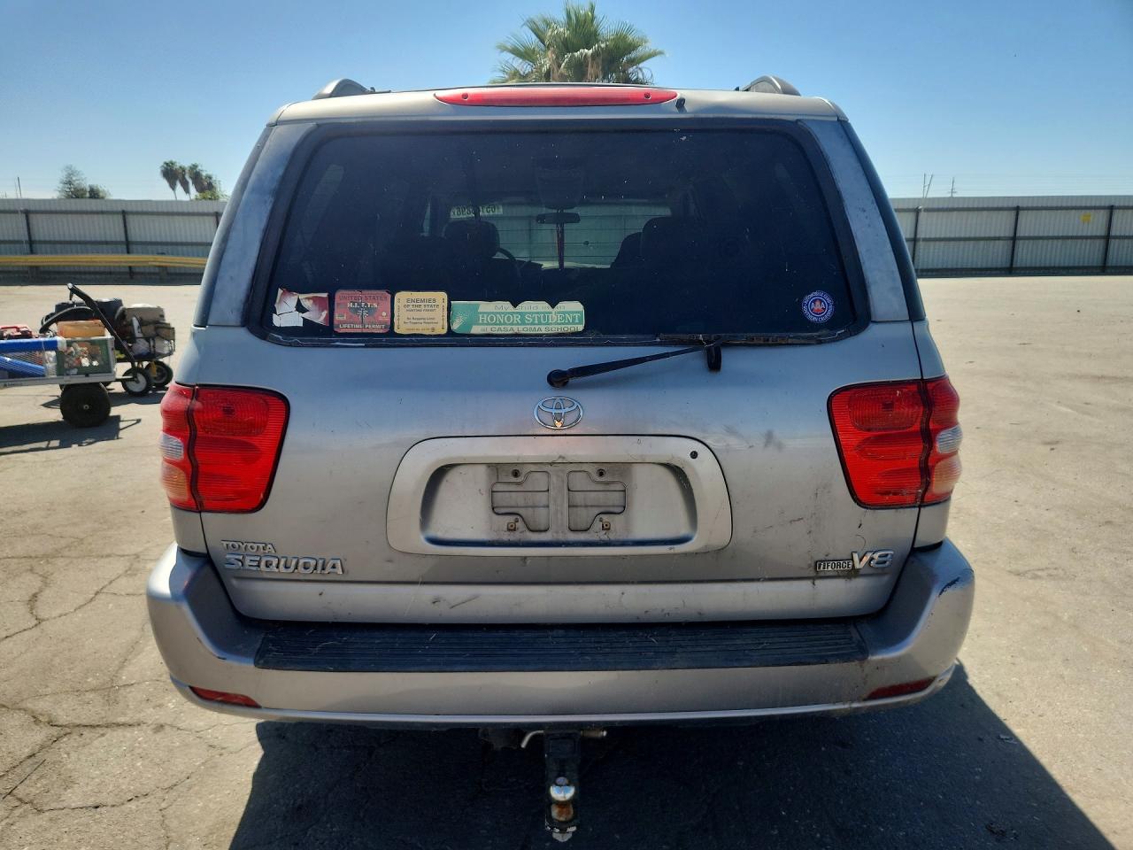 2004 Toyota Sequoia Sr5 Gray vin: 5TDZT34A84S228690