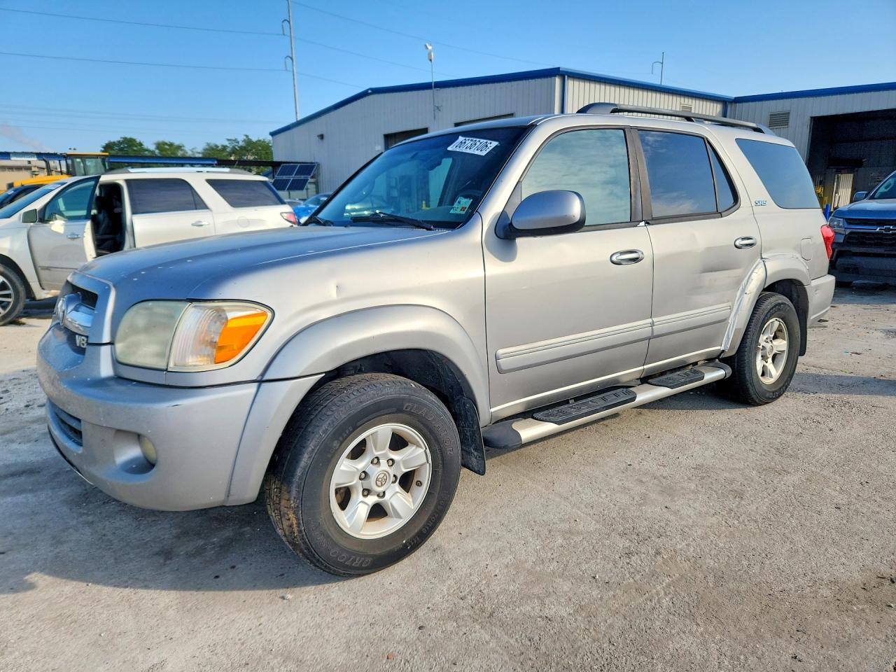 2006 Toyota Sequoia Sr5 Silver vin: 5TDZT34A86S270795