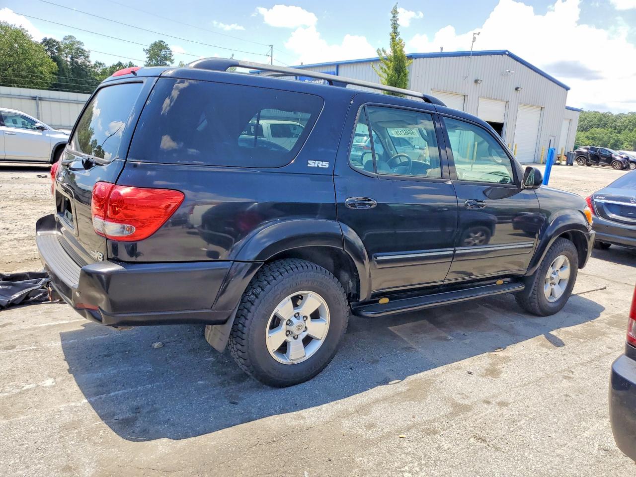 2005 Toyota Sequoia Sr5 Black vin: 5TDZT34A95S260730