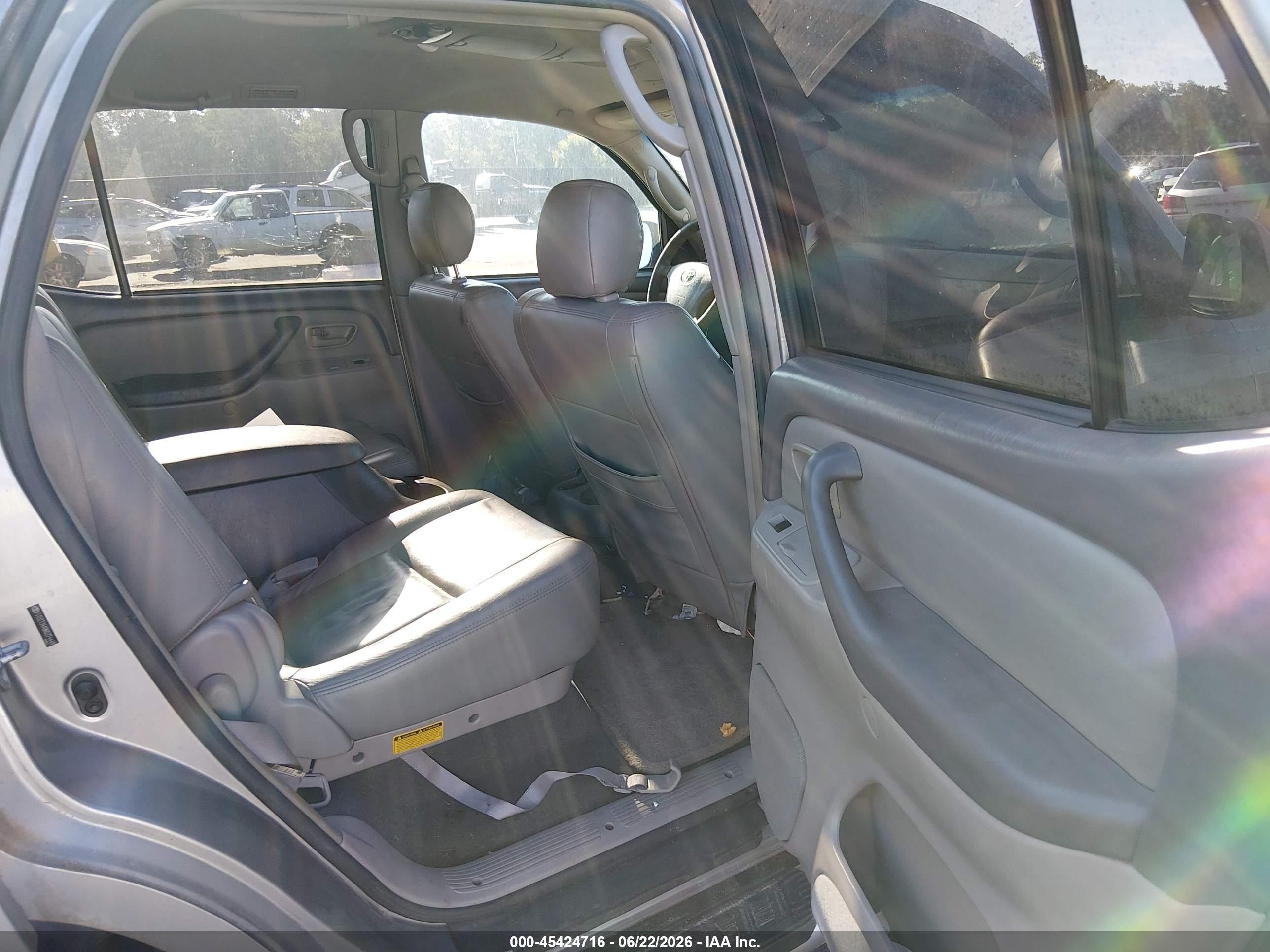2006 Toyota Sequoia Sr5 V8 Серый vin: 5TDZT34A96S274449