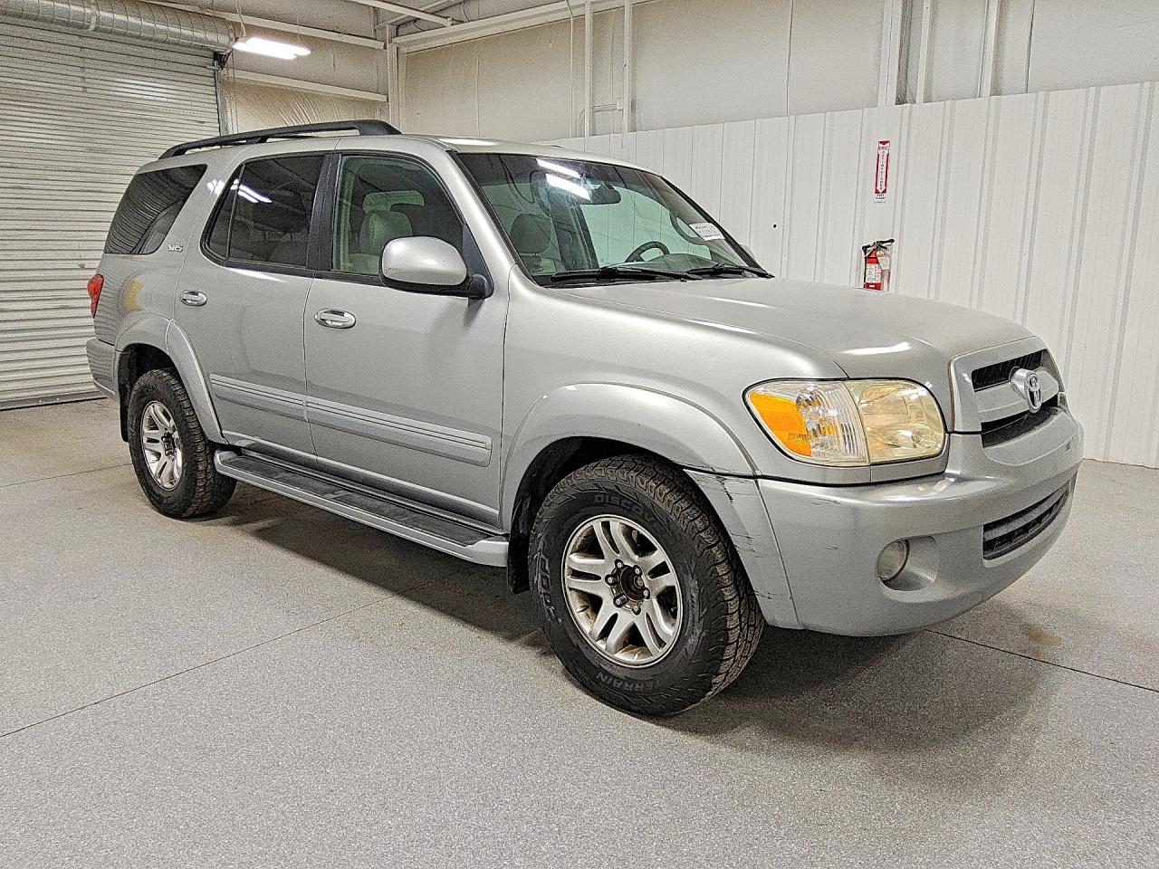 2007 Toyota Sequoia Sr5 Silver vin: 5TDZT34A97S289373