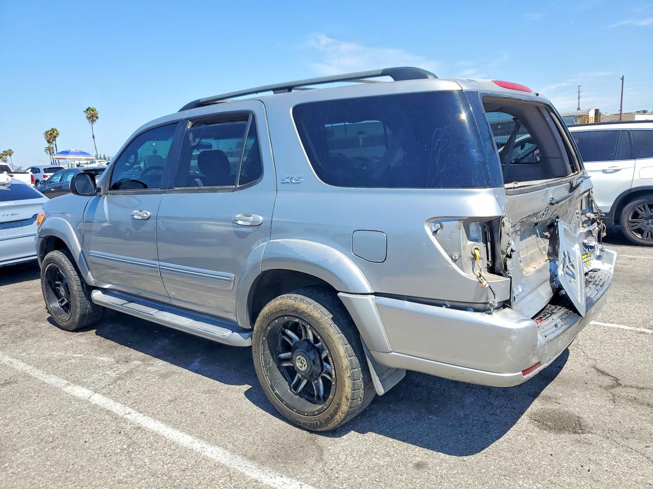 2007 Toyota Sequoia Sr5 Silver vin: 5TDZT34A97S294654