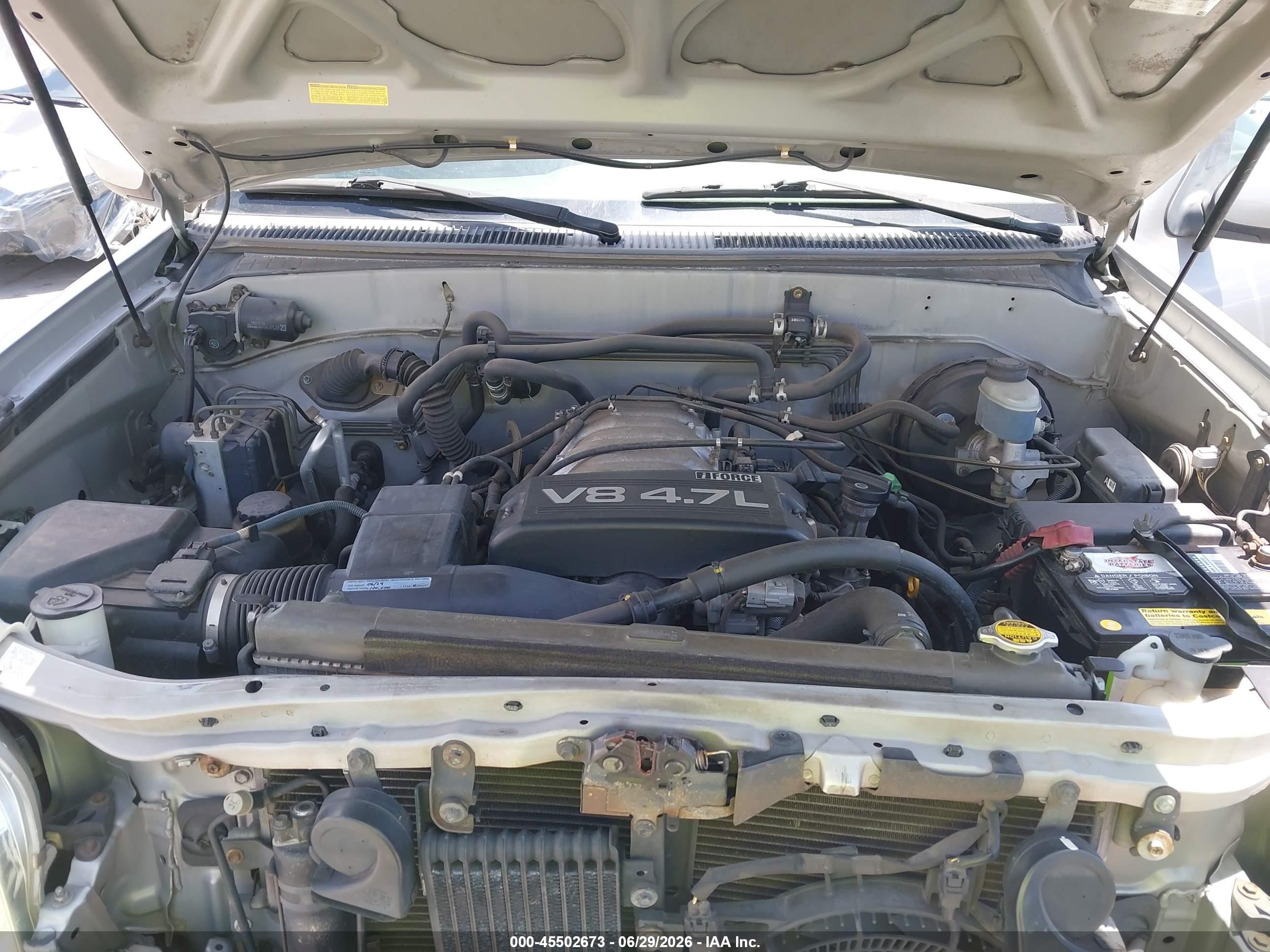 2002 Toyota Sequoia Sr5 V8 Silver vin: 5TDZT34AX2S132301