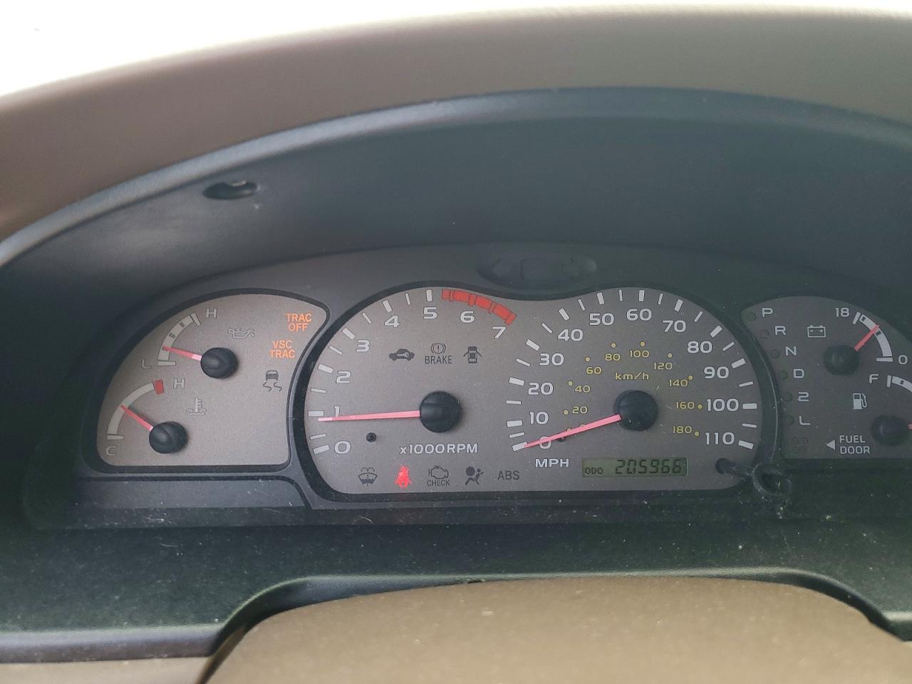 2002 Toyota Sequoia Sr5 Beige vin: 5TDZT34AX2S135599