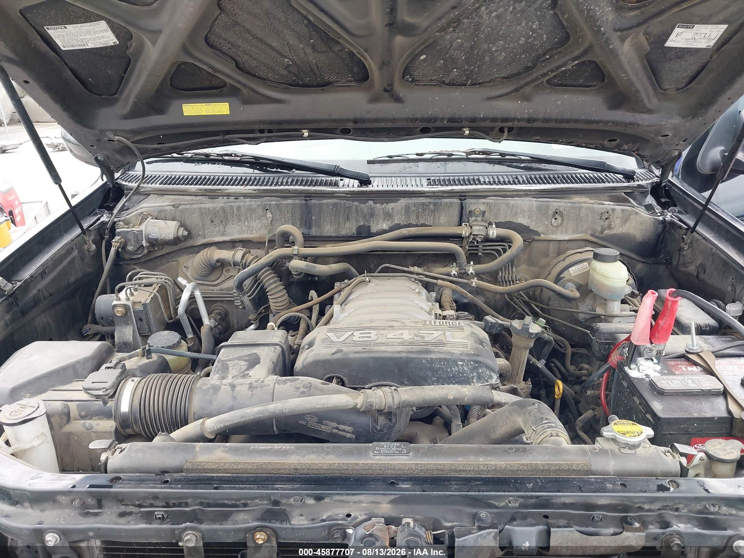 2003 Toyota Sequoia Sr5 V8 Black vin: 5TDZT34AX3S150377