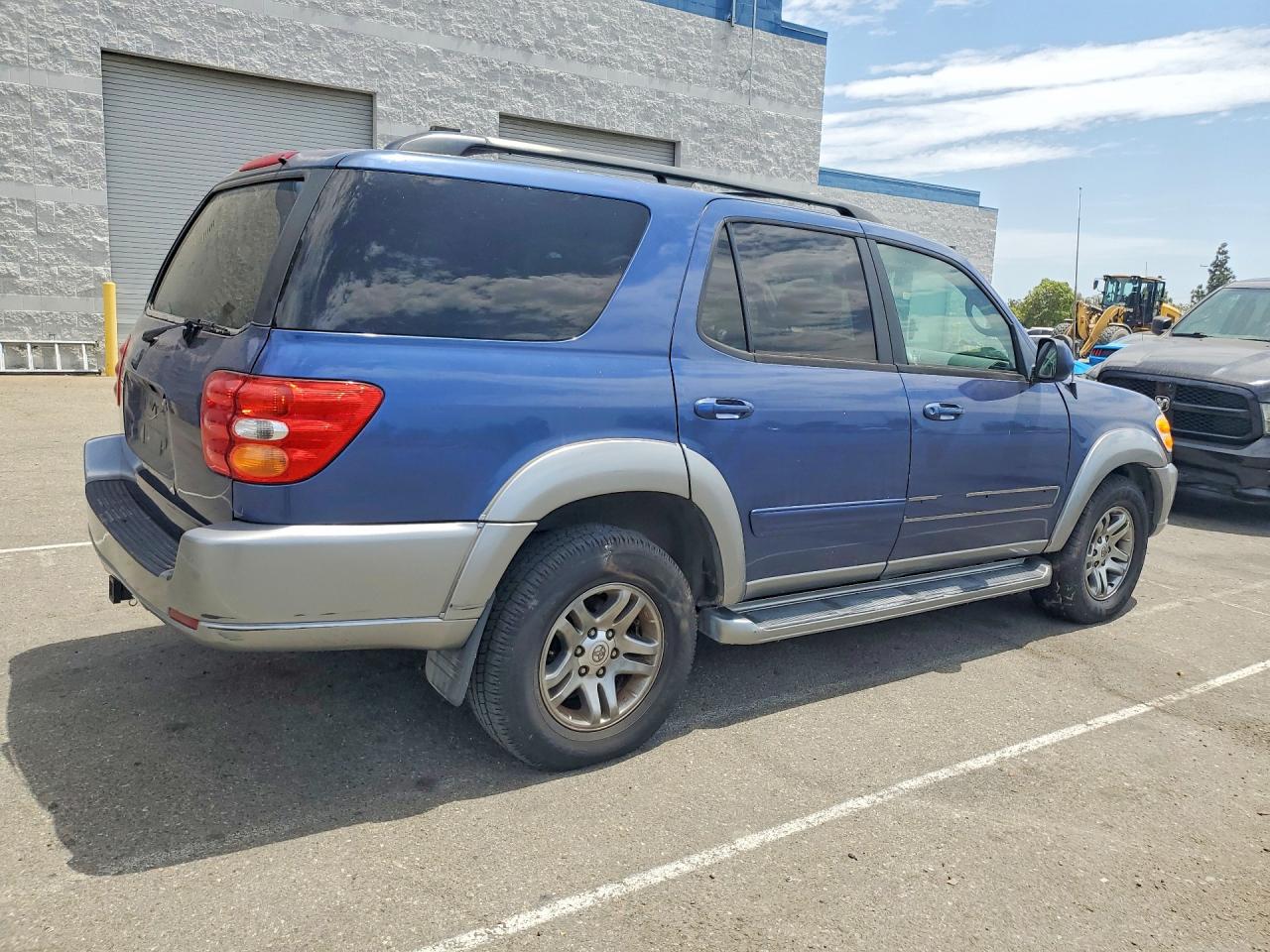 2004 Toyota Sequoia Sr5 Синий vin: 5TDZT34AX4S207498