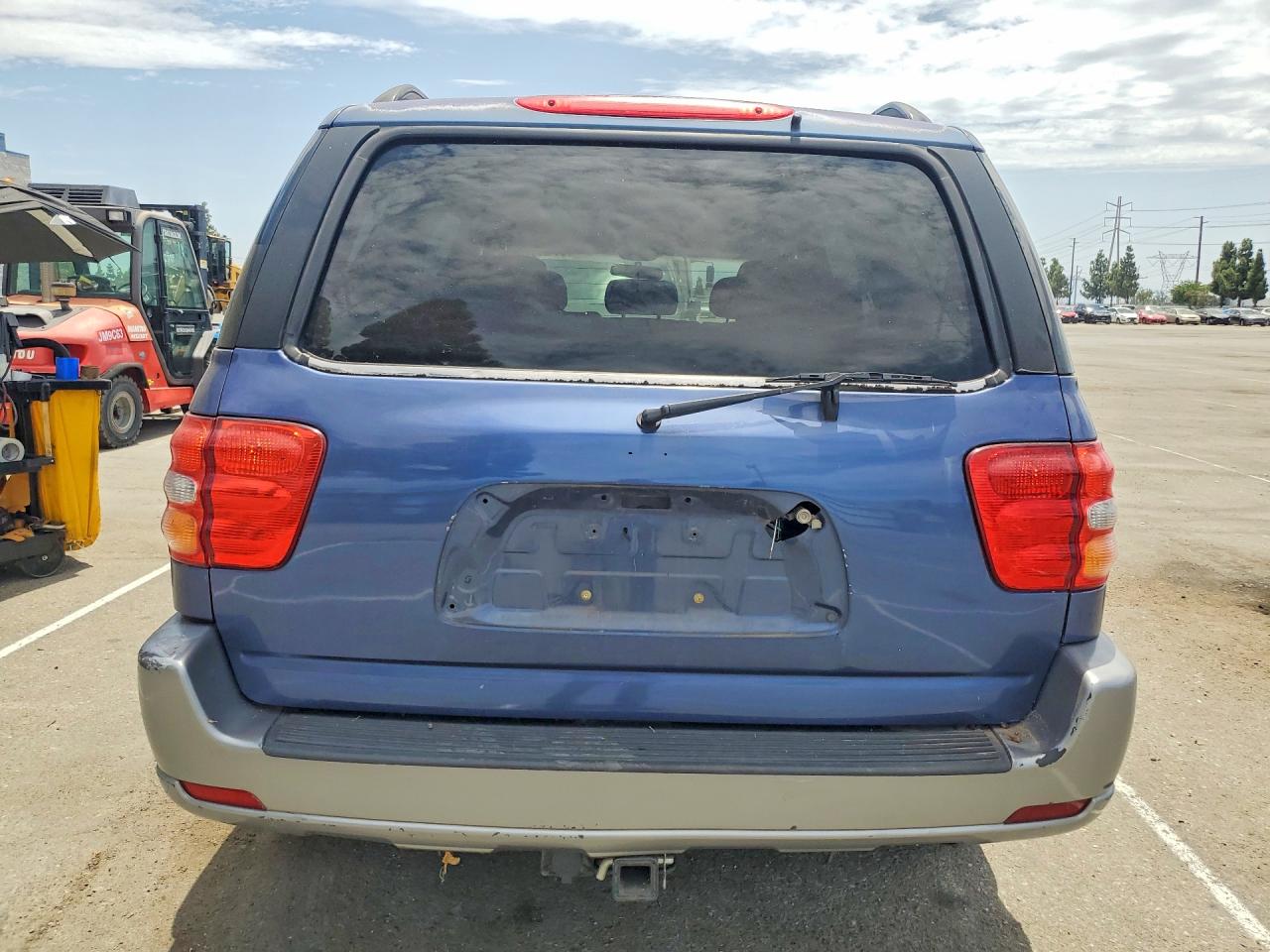 2004 Toyota Sequoia Sr5 Синий vin: 5TDZT34AX4S207498