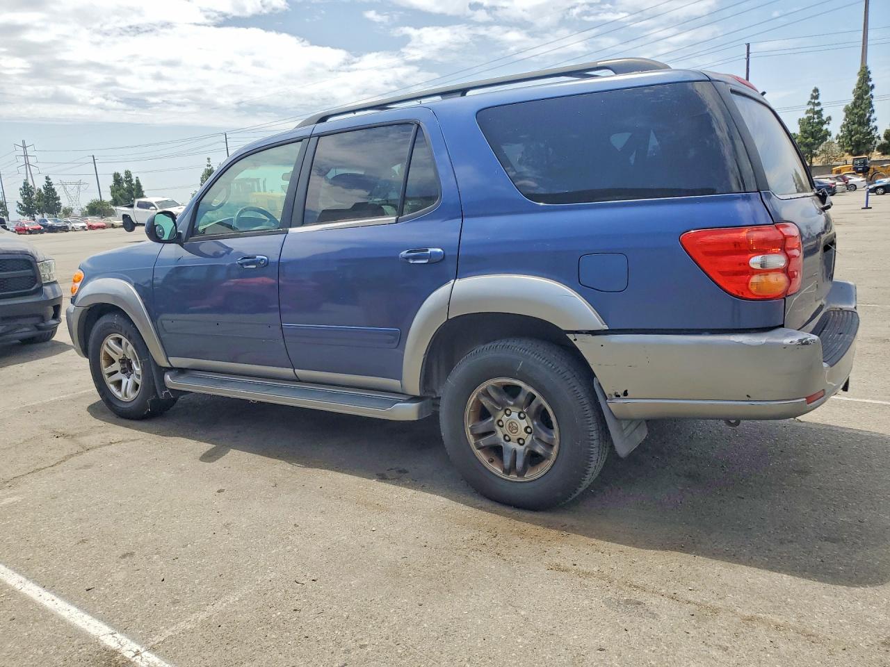 2004 Toyota Sequoia Sr5 Синий vin: 5TDZT34AX4S207498