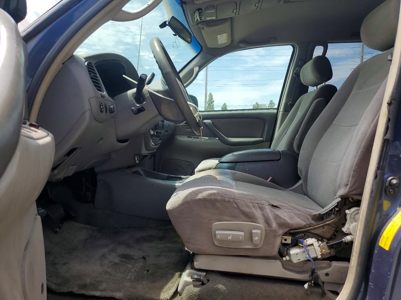 2004 Toyota Sequoia Sr5 Синий vin: 5TDZT34AX4S207498