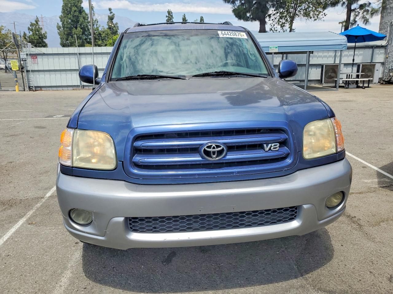 2004 Toyota Sequoia Sr5 Синий vin: 5TDZT34AX4S207498