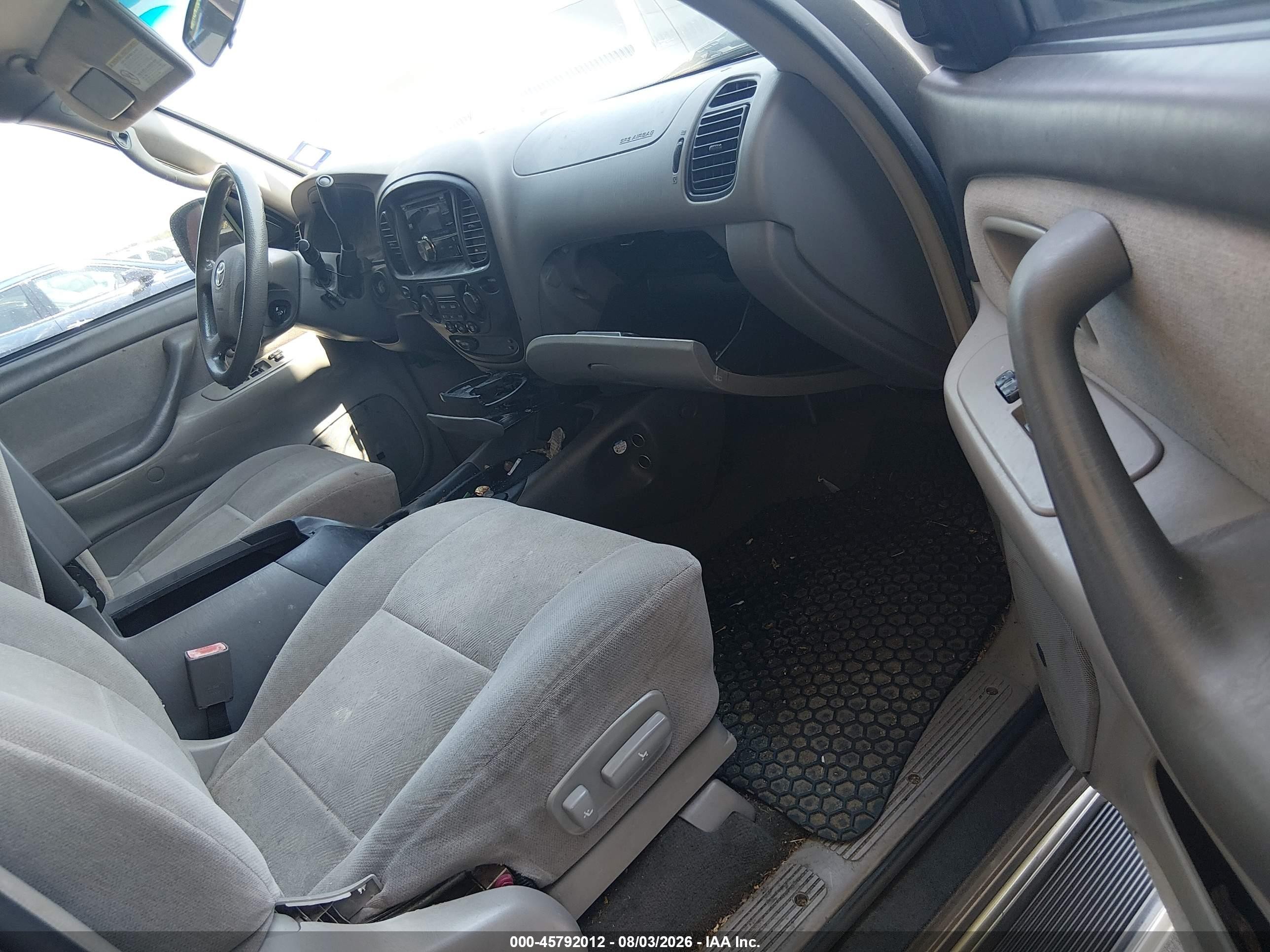 2004 Toyota Sequoia Sr5 V8 Серый vin: 5TDZT34AX4S233373