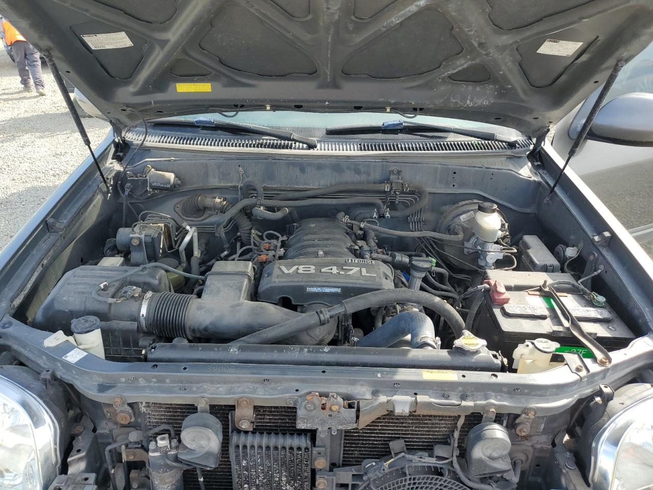 2005 Toyota Sequoia Sr5 Gray vin: 5TDZT34AX5S246299