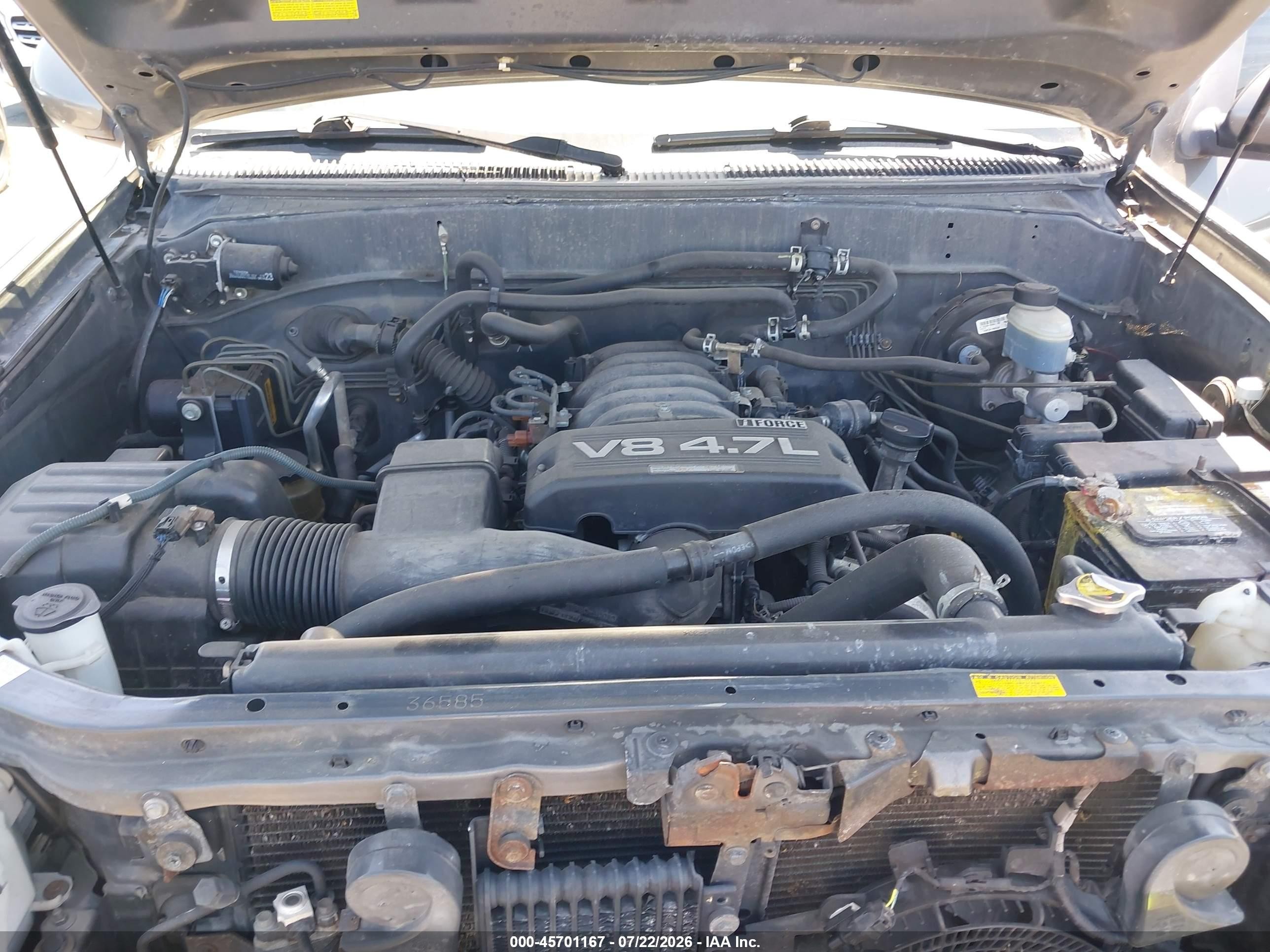 2006 Toyota Sequoia Sr5 V8 Gray vin: 5TDZT34AX6S275268