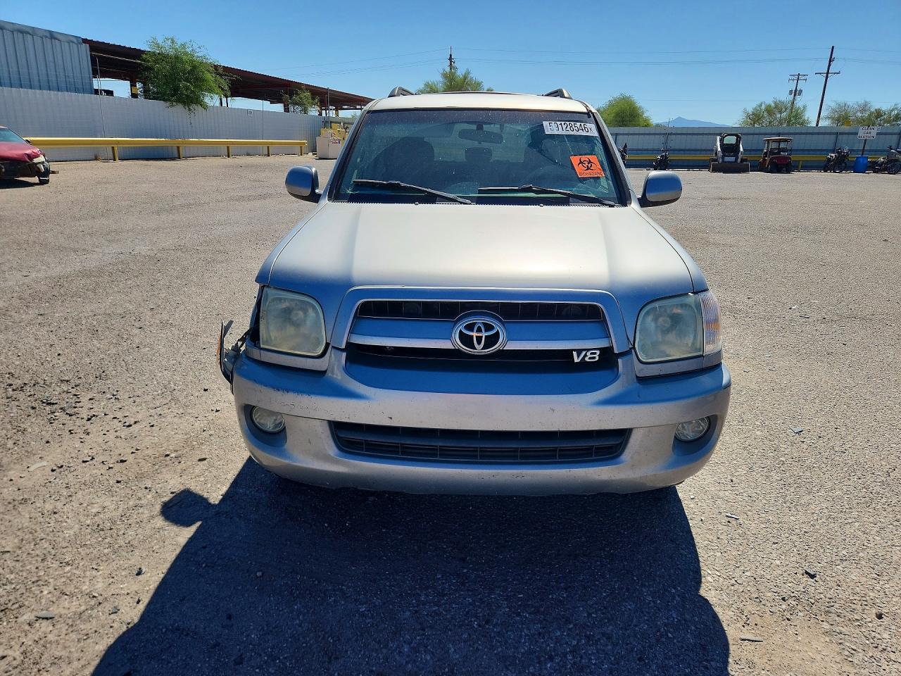 2007 Toyota Sequoia Sr5 Silver vin: 5TDZT34AX7S287423