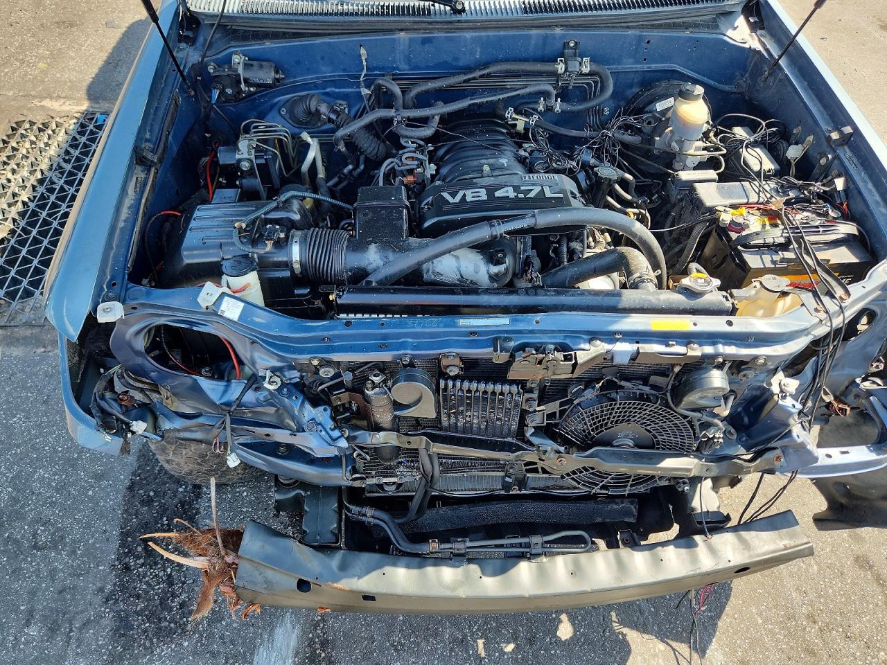 2007 Toyota Sequoia Sr5 Blue vin: 5TDZT34AX7S296011