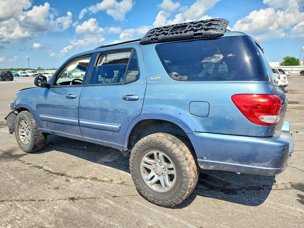 2007 Toyota Sequoia Sr5 Blue vin: 5TDZT34AX7S296011