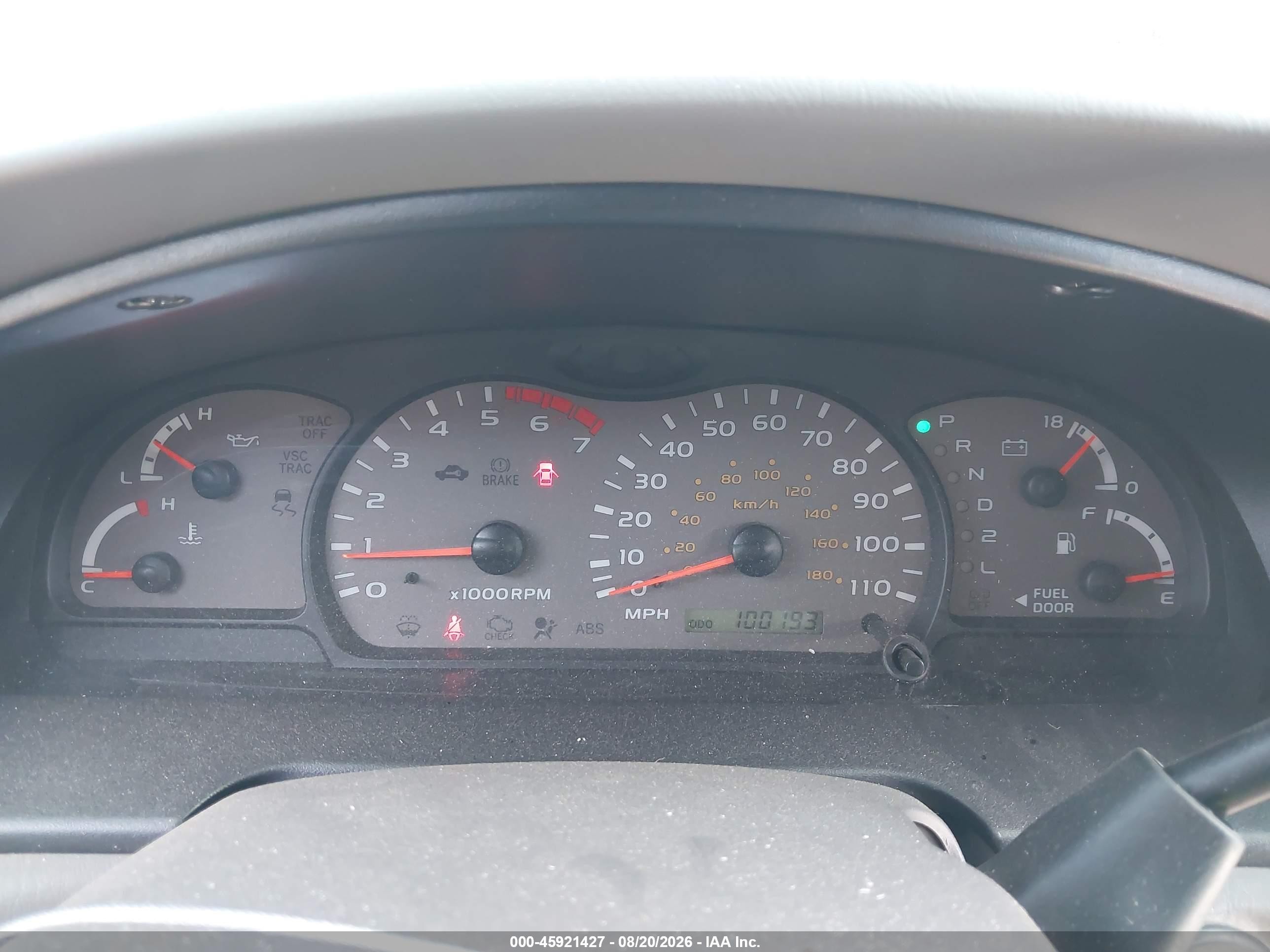 2004 Toyota Sequoia Limited V8 Серый vin: 5TDZT38A04S207424
