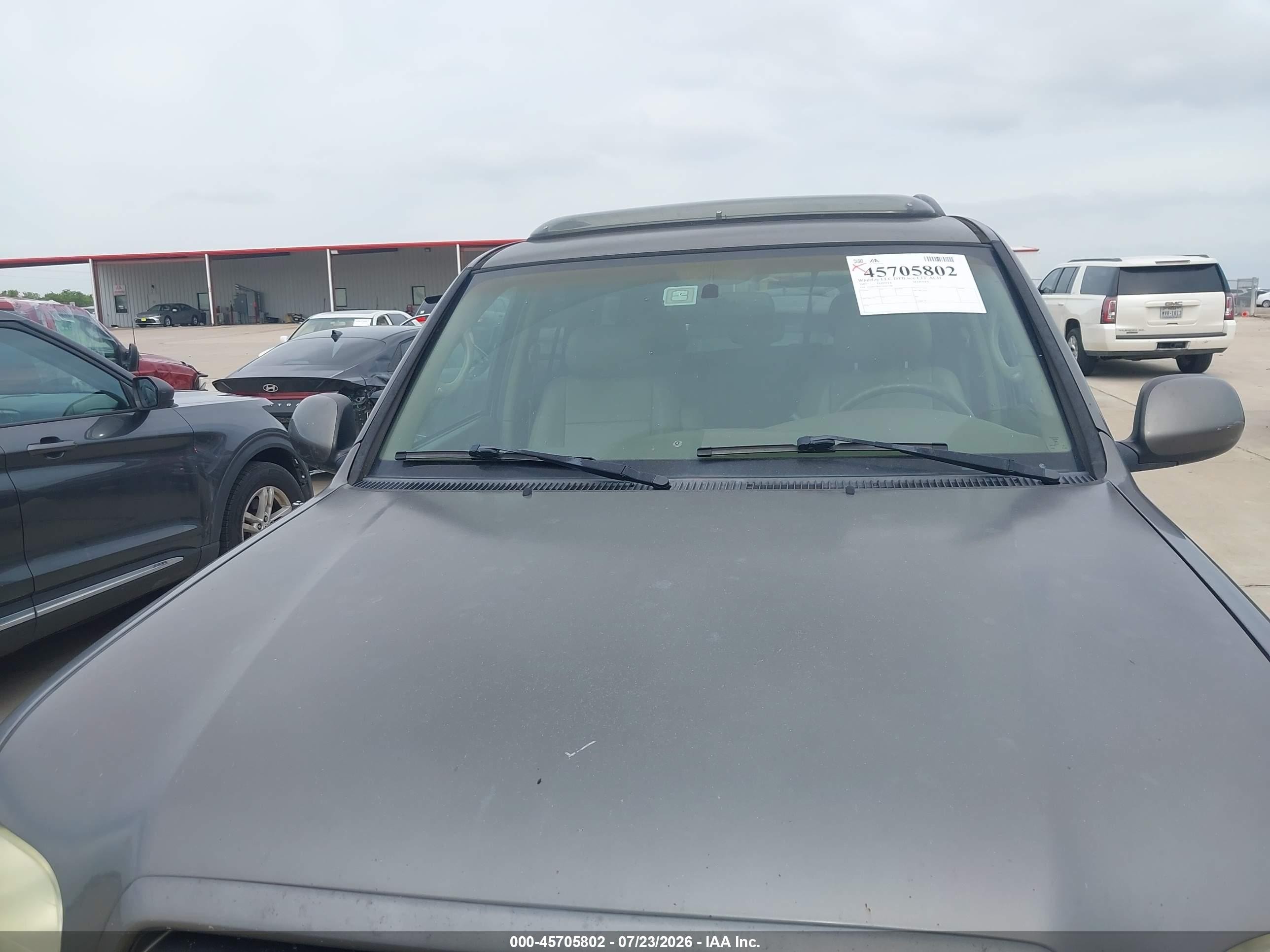 2003 Toyota Sequoia Limited V8 Gray vin: 5TDZT38A13S201596