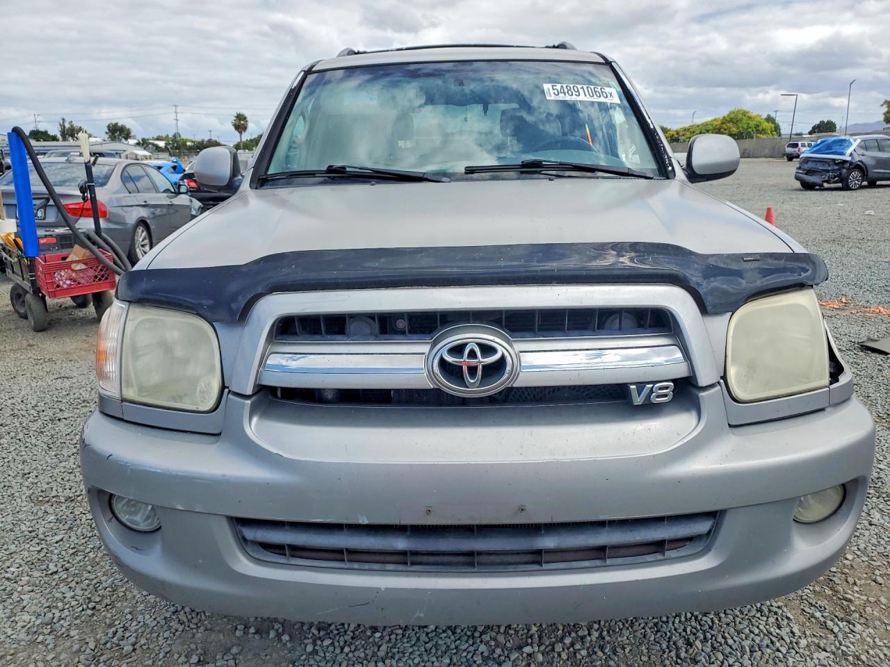 2006 Toyota Sequoia Limited Серебряный vin: 5TDZT38A16S264587
