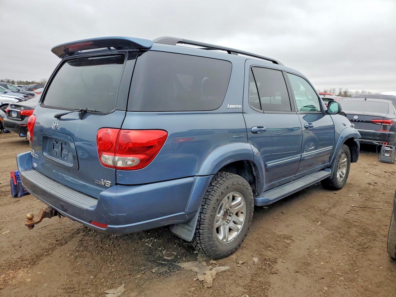 2006 Toyota Sequoia Limited Синий vin: 5TDZT38A26S276649