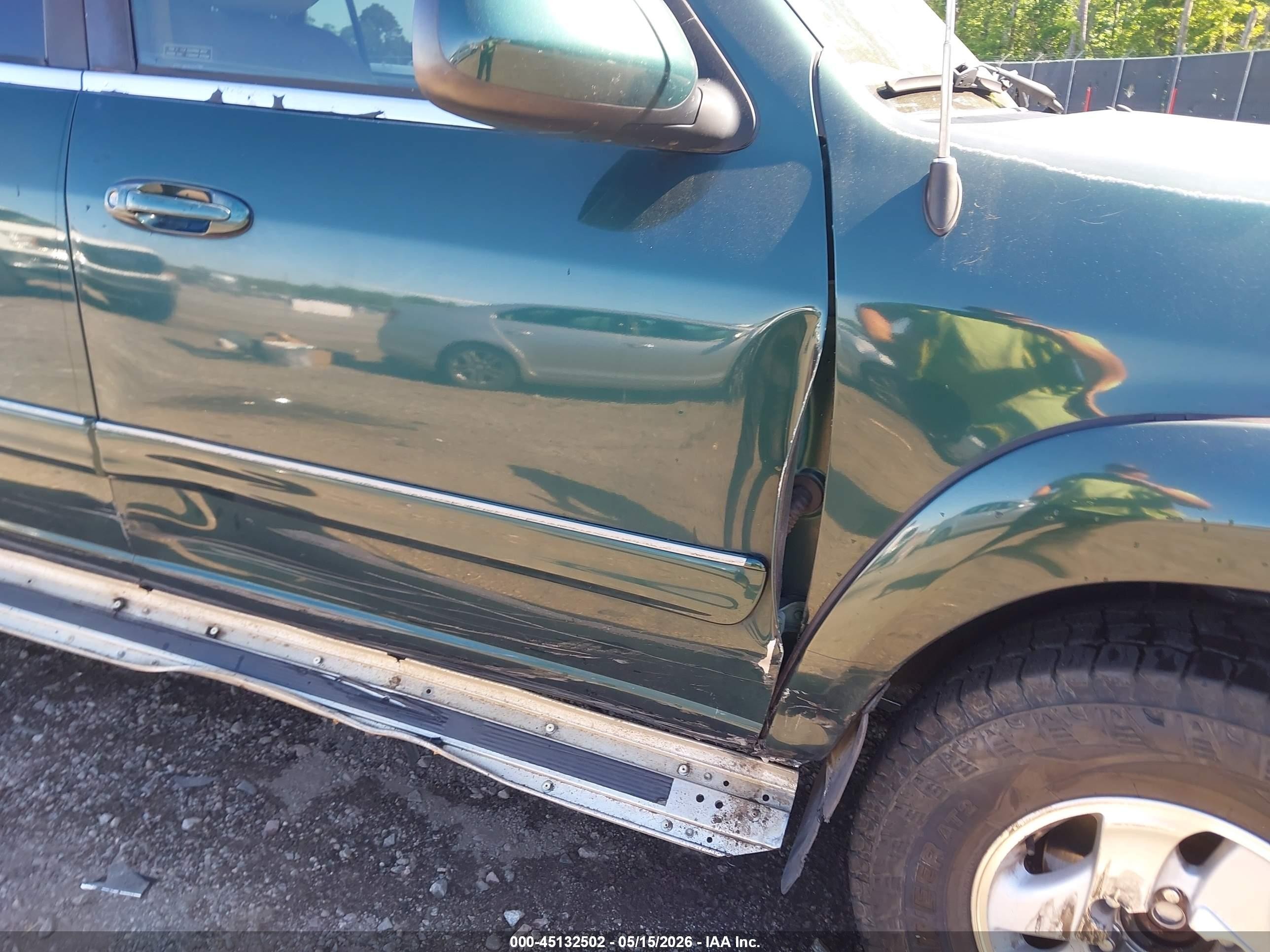 2001 Toyota Sequoia Limited V8 Green vin: 5TDZT38A31S047891