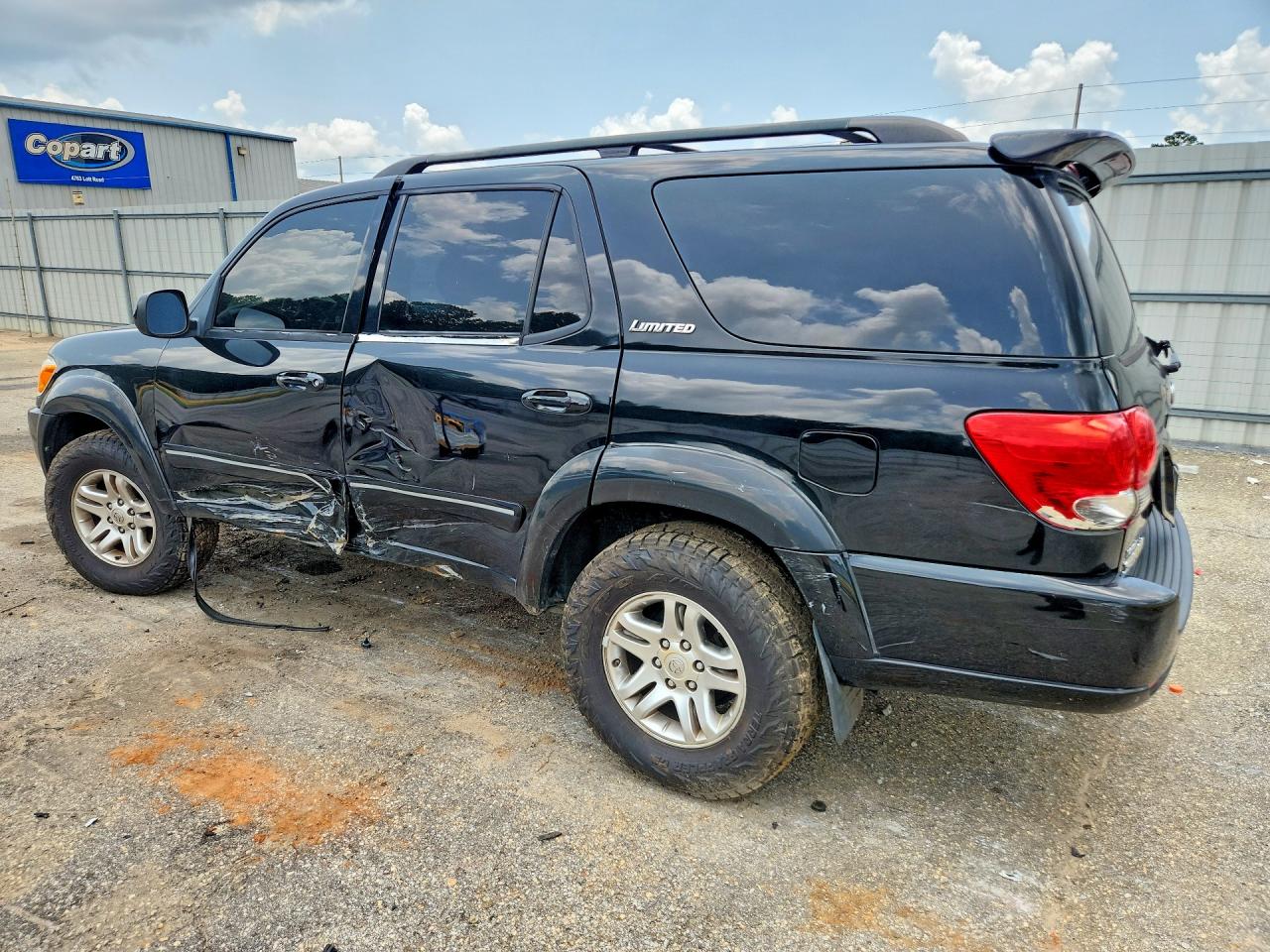 2006 Toyota Sequoia Limited Black vin: 5TDZT38A36S274375
